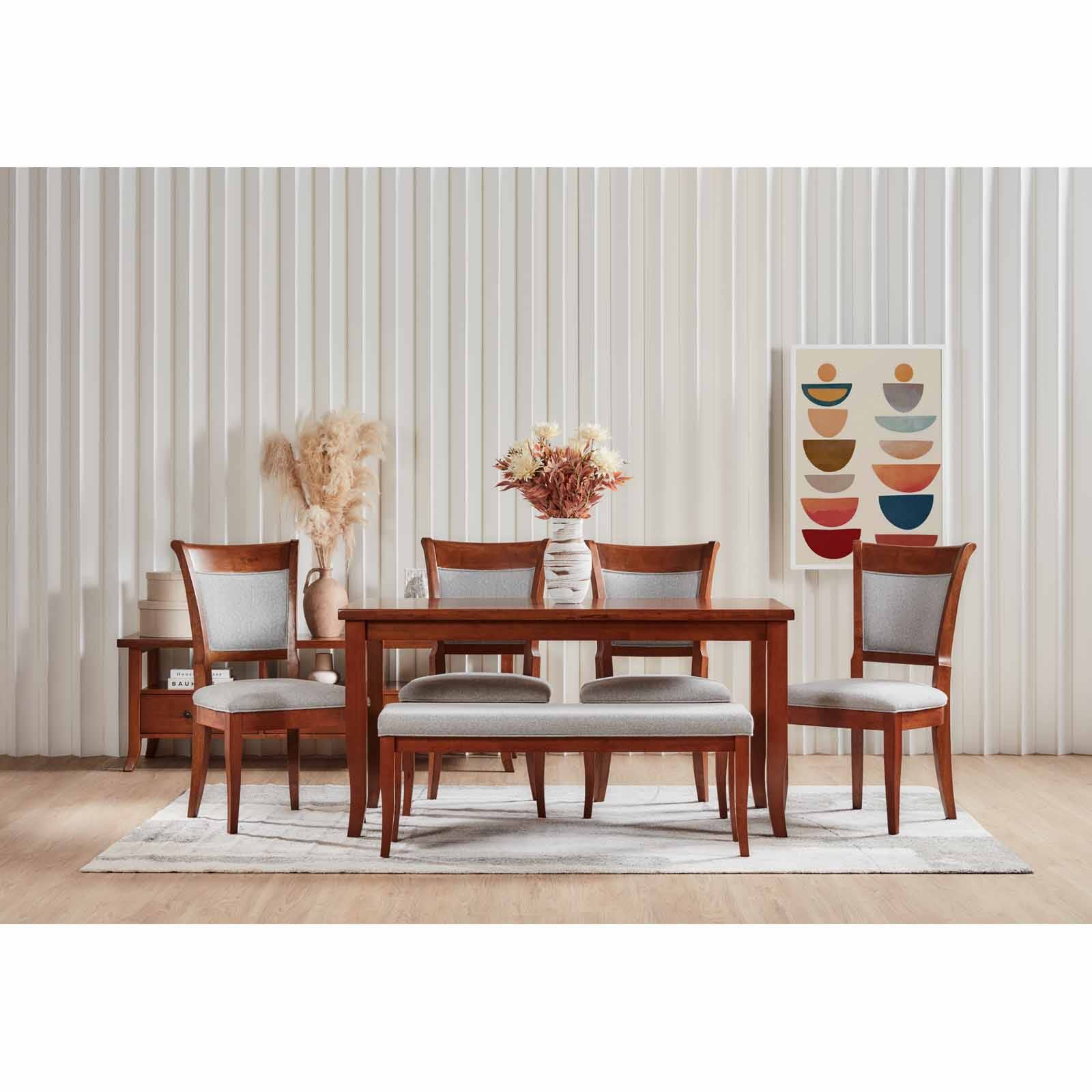 Dining Bench (silver) NEW KAMIYAH-image 2
