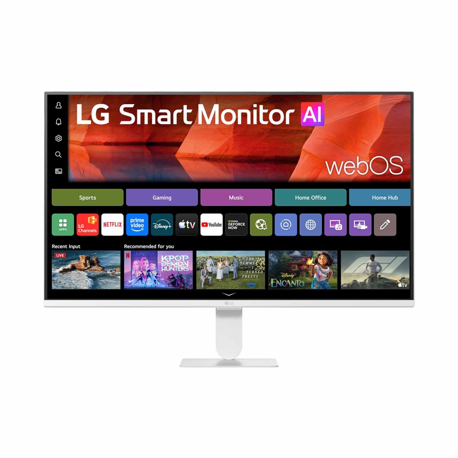 LG 27in Smart Monitor Ai U5s, Fhd Ips Monitor For Streaming With Webos 27U511SB-W-image 1