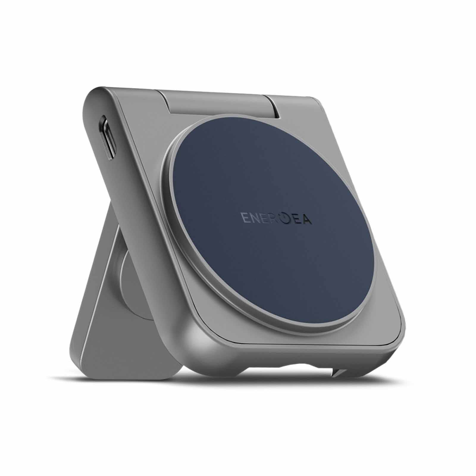 ENERGEA Magduo, 2in1 Foldable Qi2 Magnetic Fast Wireless Charger-blue MAG-DUO-BLU-image 1