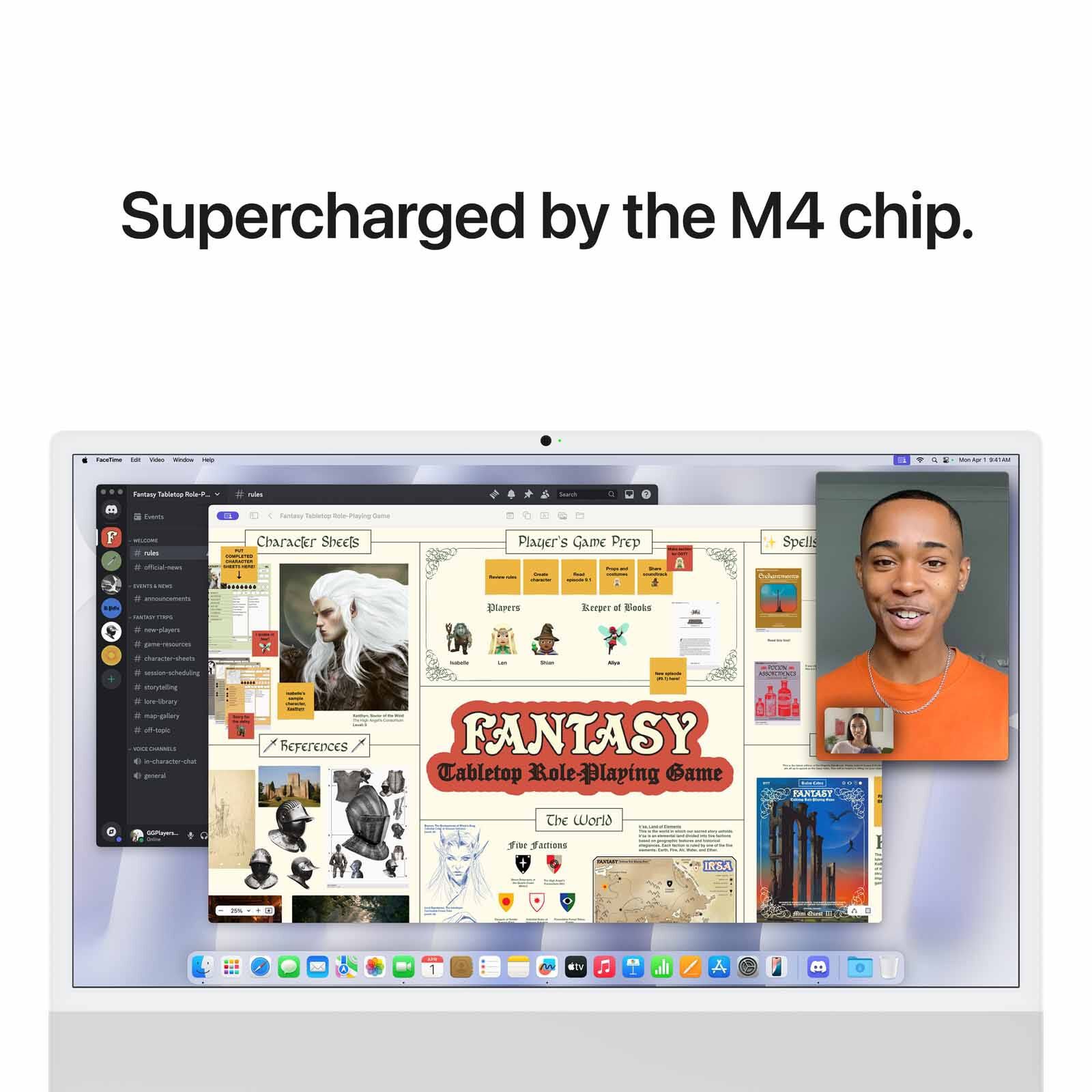 APPLE 24-inch Imac Apple M4 Chip With 10-core Cpu And 10-core Gpu, 24gb, 512gb Ssd - Silver MCR24ZP/A-image 5
