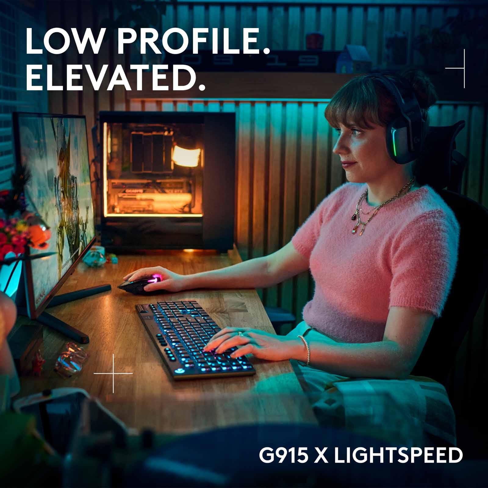 LOGITECH G915 X Lightspeed Black Keyboard Gl-tactile 920-012680-image 5