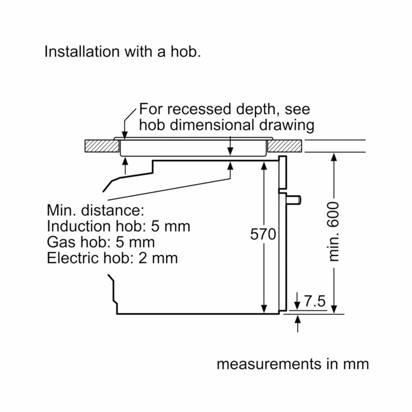BOSCH Built In Oven (71l) Stainless Steel (exclude Installation) HQA574BS3B-image 9