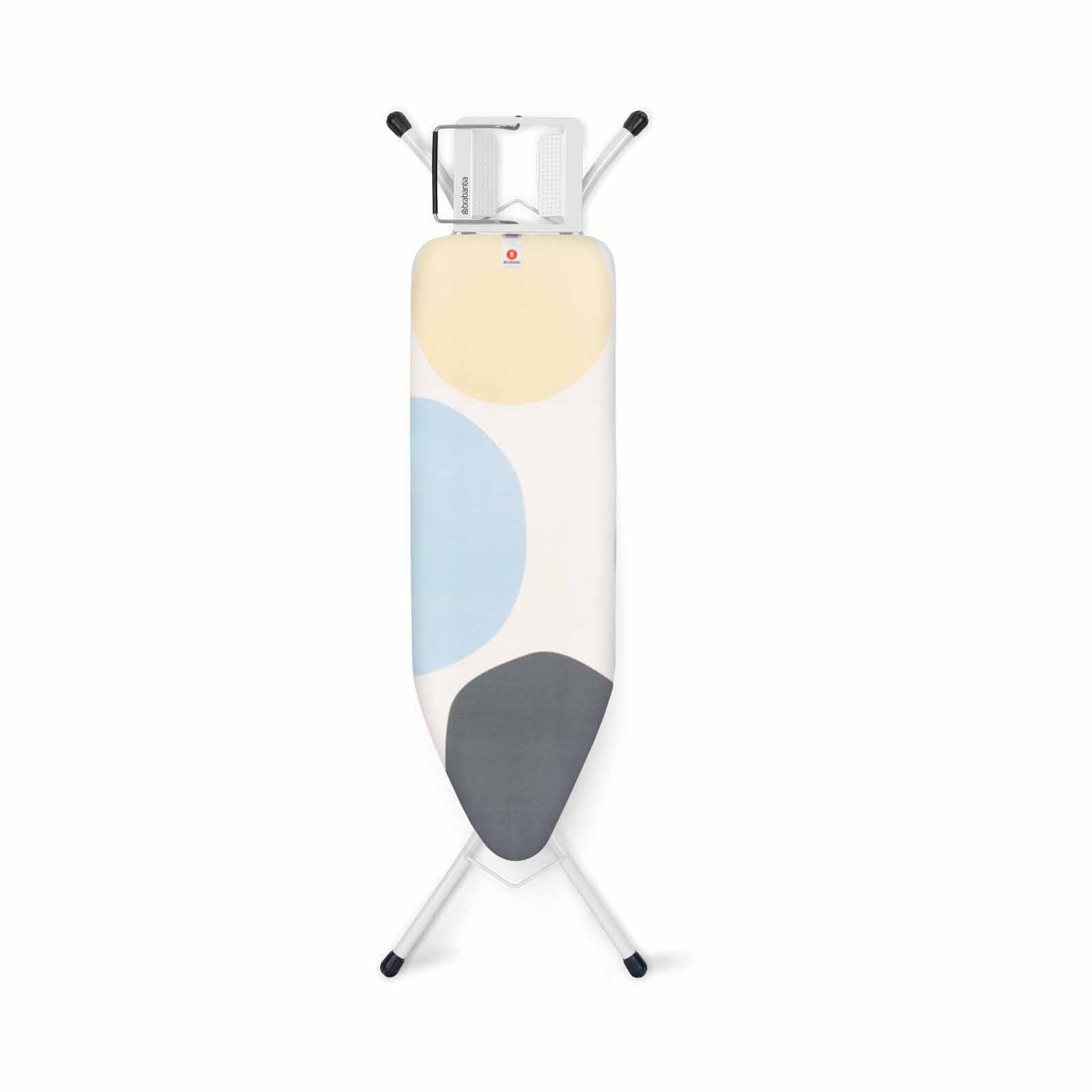 BRABANTIA Ironing Board B, 124x38 Cm, Solid Steam Iron Rest - Spring Bubbles (special Buy) BBT 292644-image 2