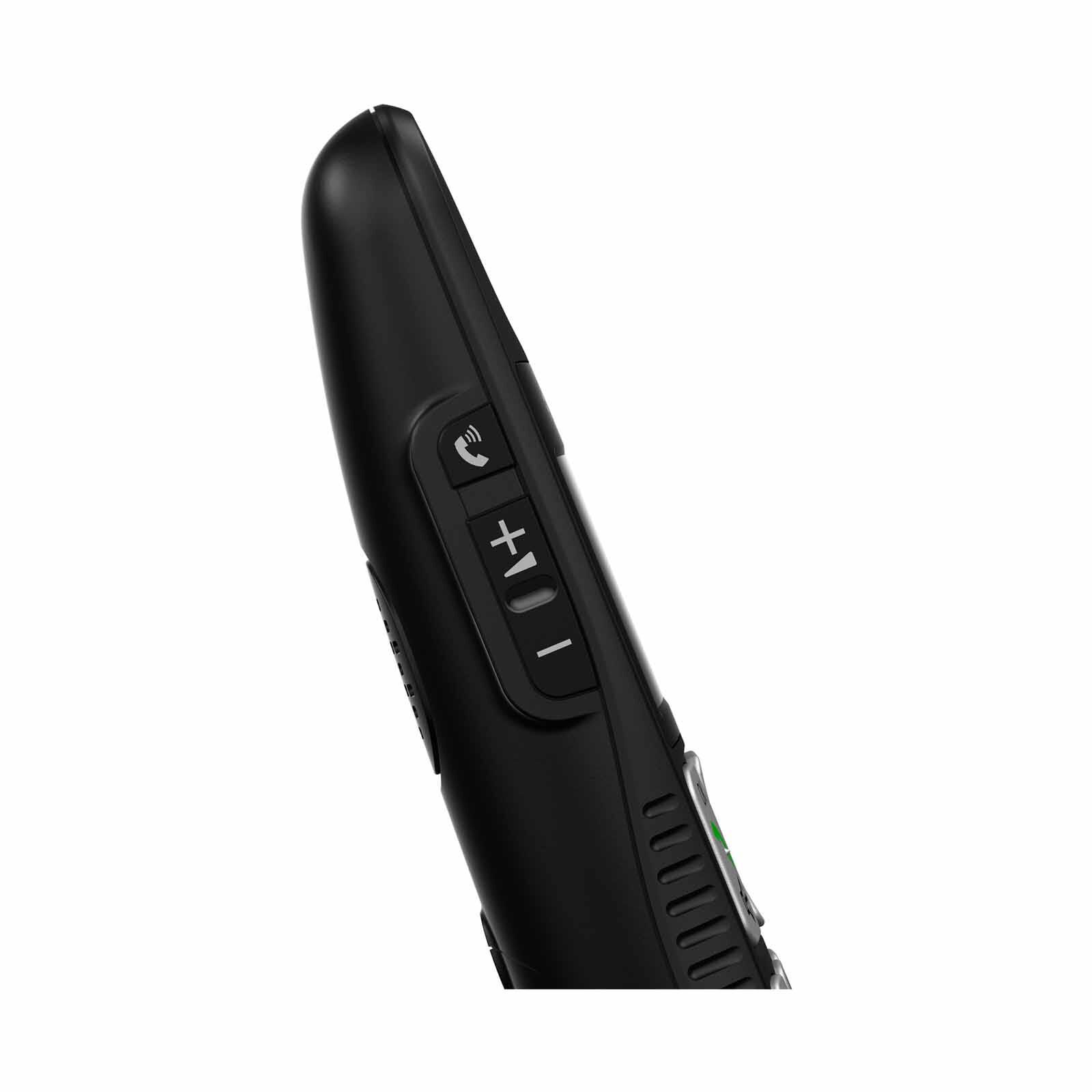 PANASONIC Single Dect Phone Amber Backlit Display (black) KX-TGE110CXB-image 3