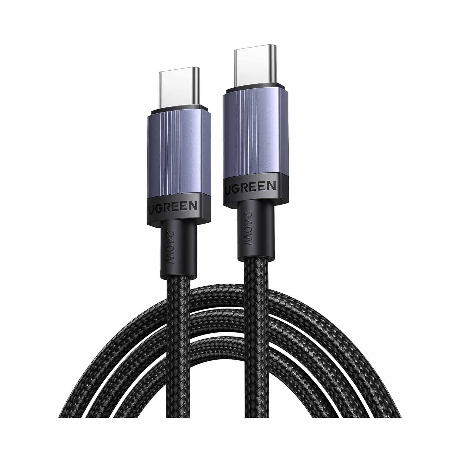 UGREEN 240w Usb-c To Usb-c Pd Fast Charging Cable, 3m (aluminium Connector) 65909-image 1