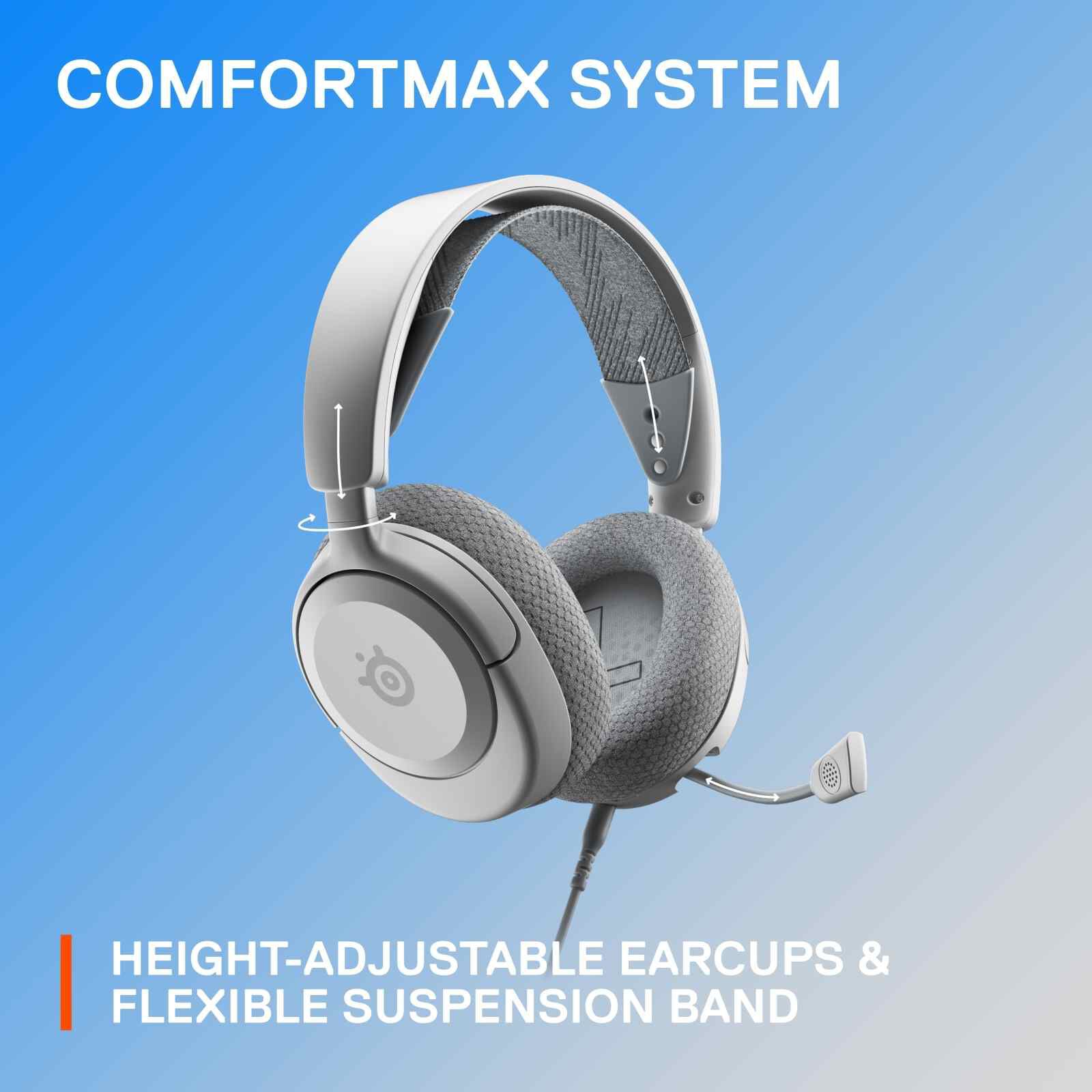 STEELSERIE Over Ear Wired Headset ARCTIS NOVA 1P WHITE-image 9
