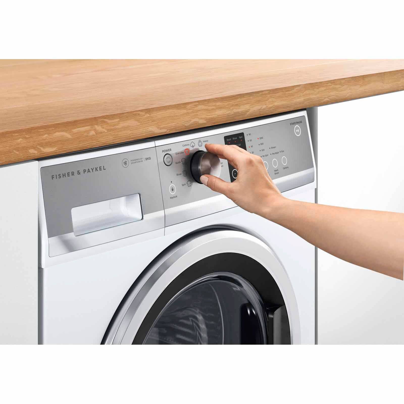 FISHER & P Front Load Washer (9kg) WH9060J3-image 2