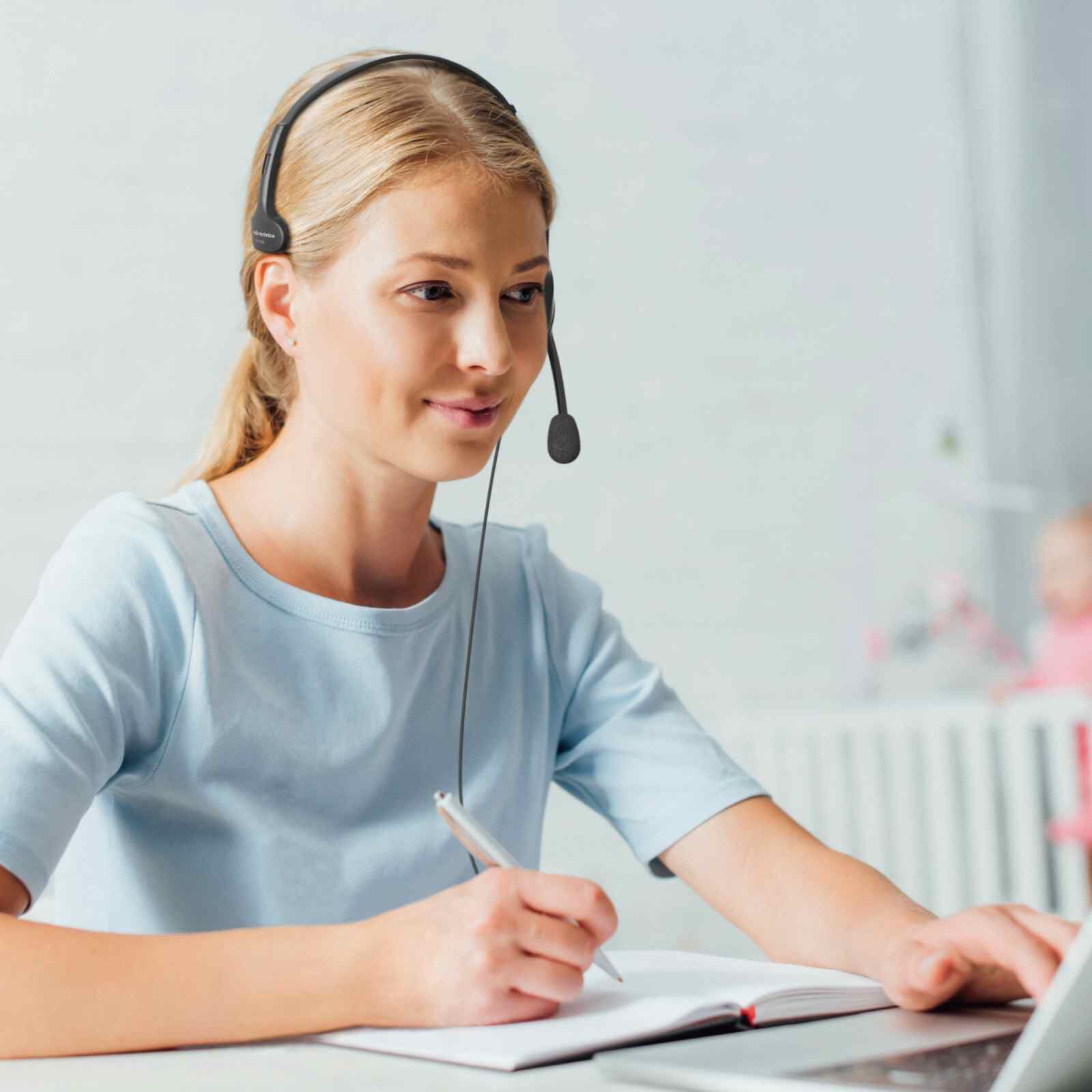 AUDIO TECH Single-earpiece Headset ATH-101USB-image 8