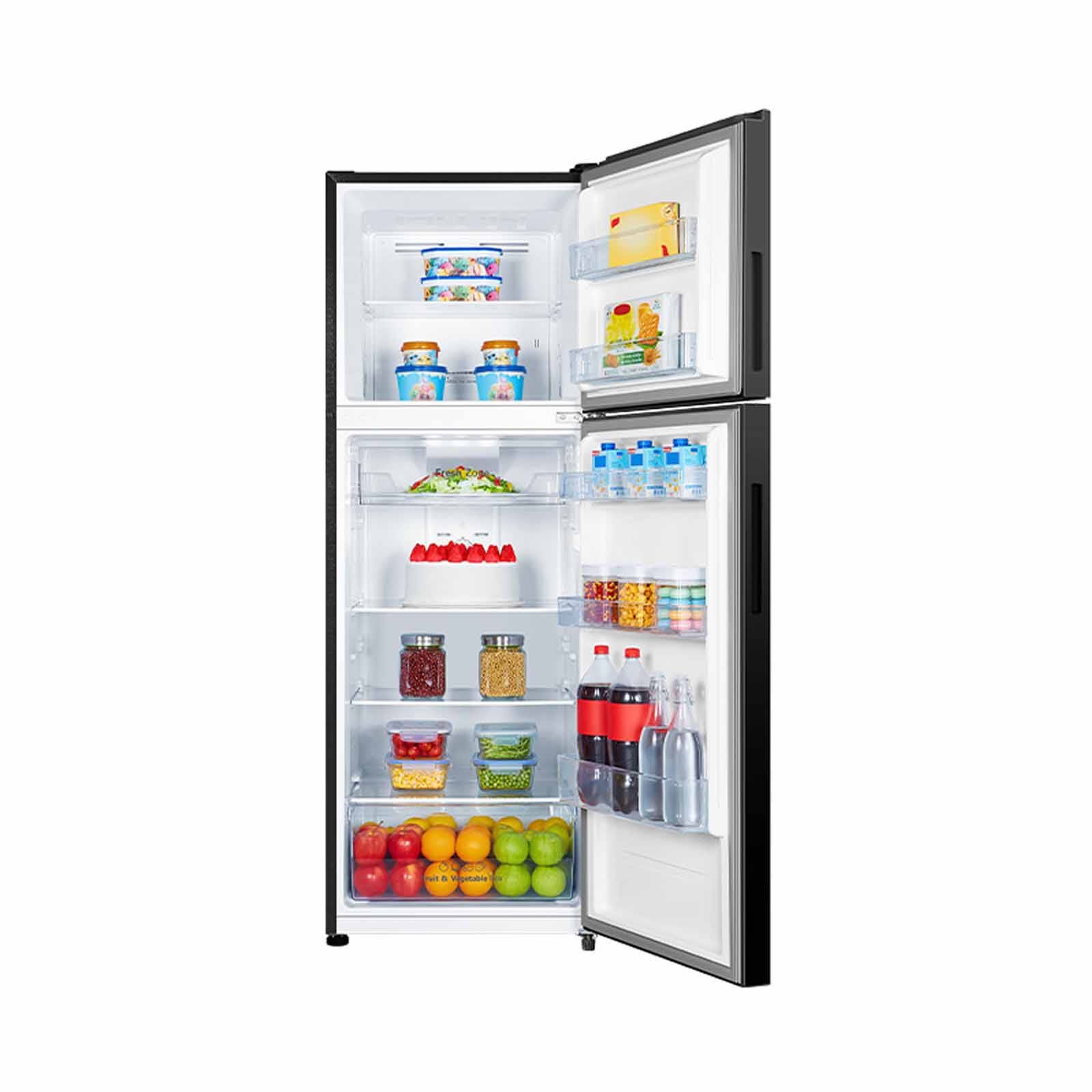 HISENSE Top Mount Inverter Fridge - Black Glass (327l) RT469N4SBU-image 4