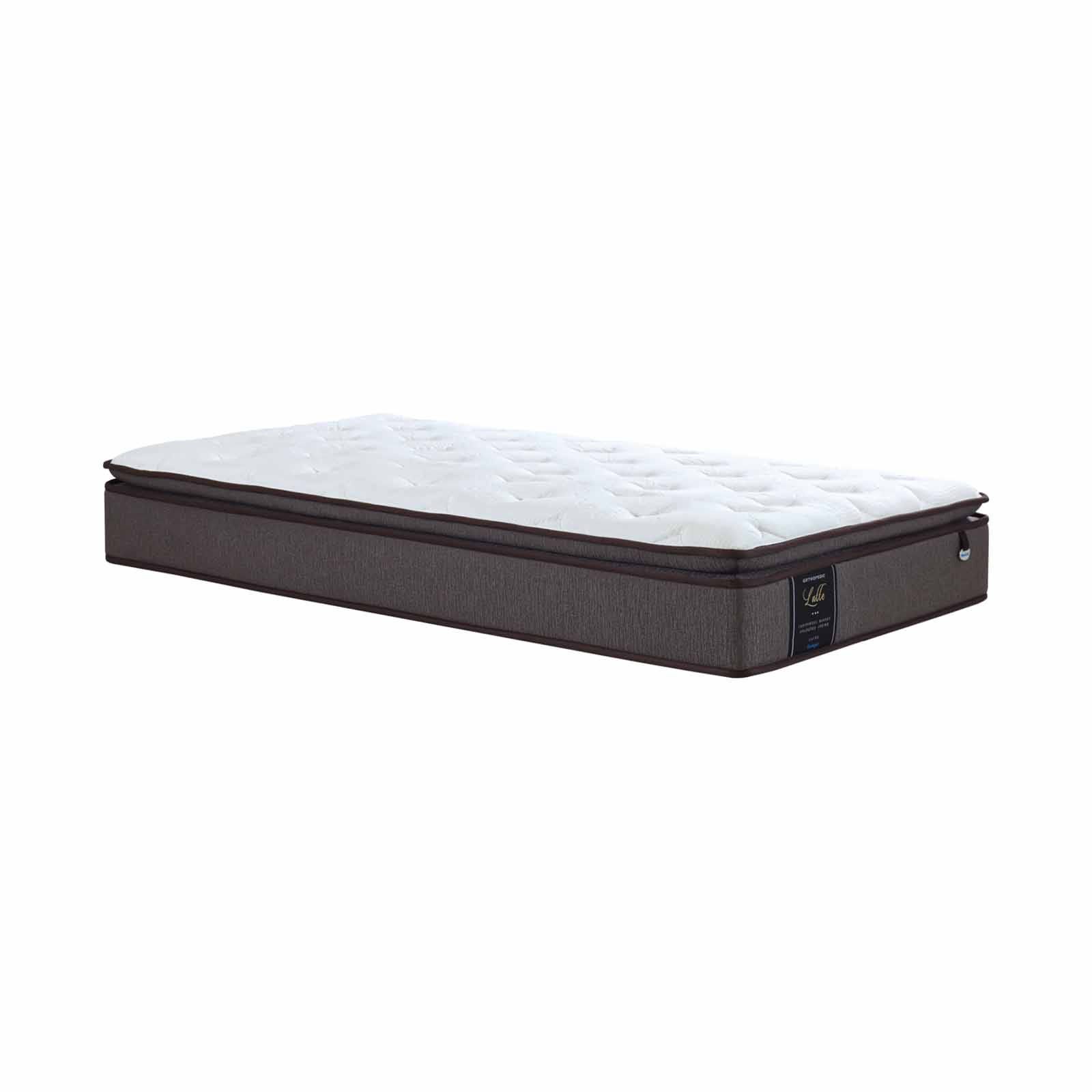MAXCOIL Single Size Mattress + Bedframe LATTE-image 2