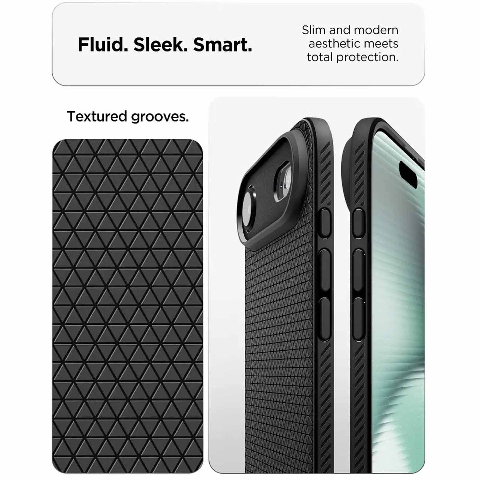 SPIGEN Iphone 17 Air Liquid Air Matte Black ACS10302-image 3