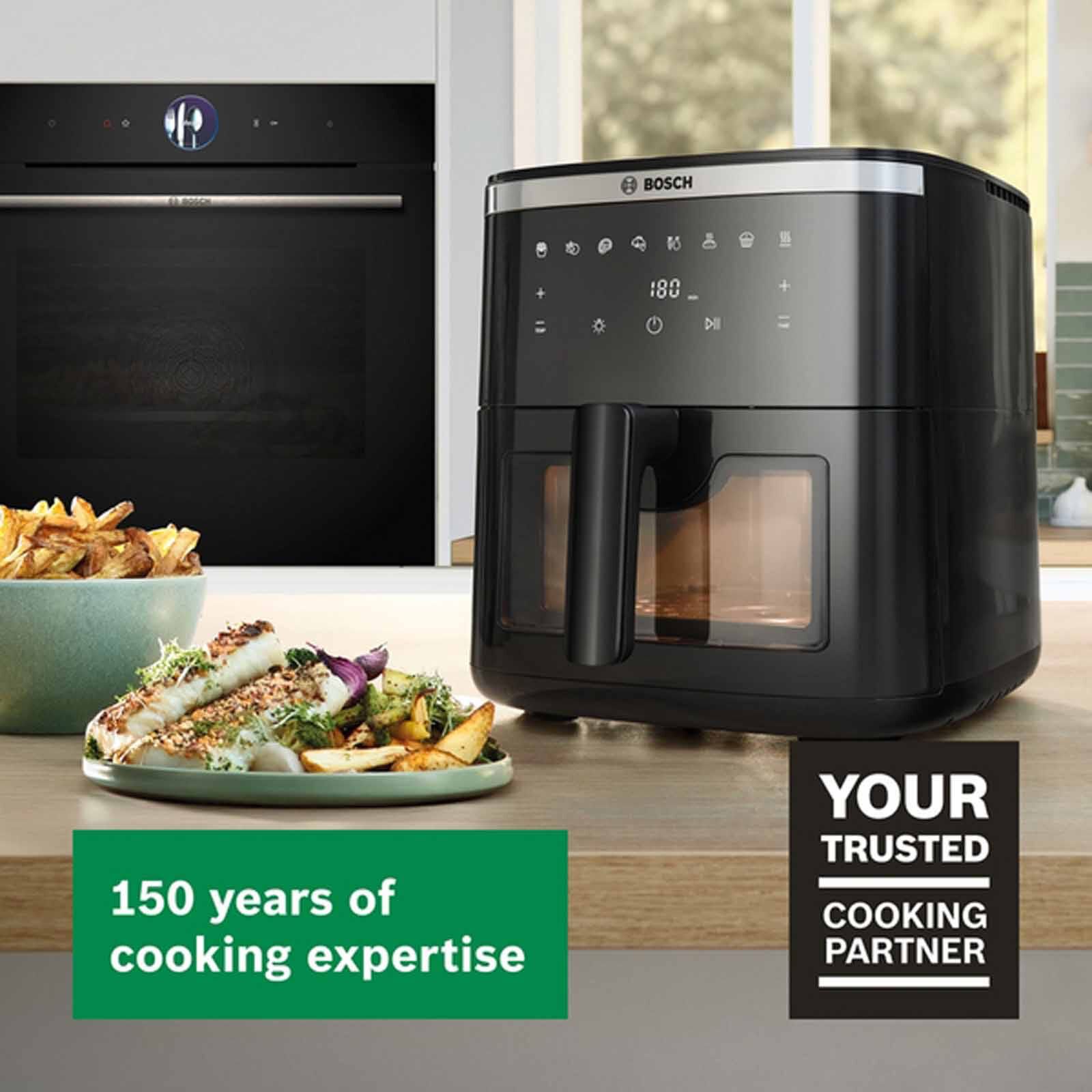 BOSCH Air Fryer (7.2l, 1800w) - Black MAF671B0GB-image 10