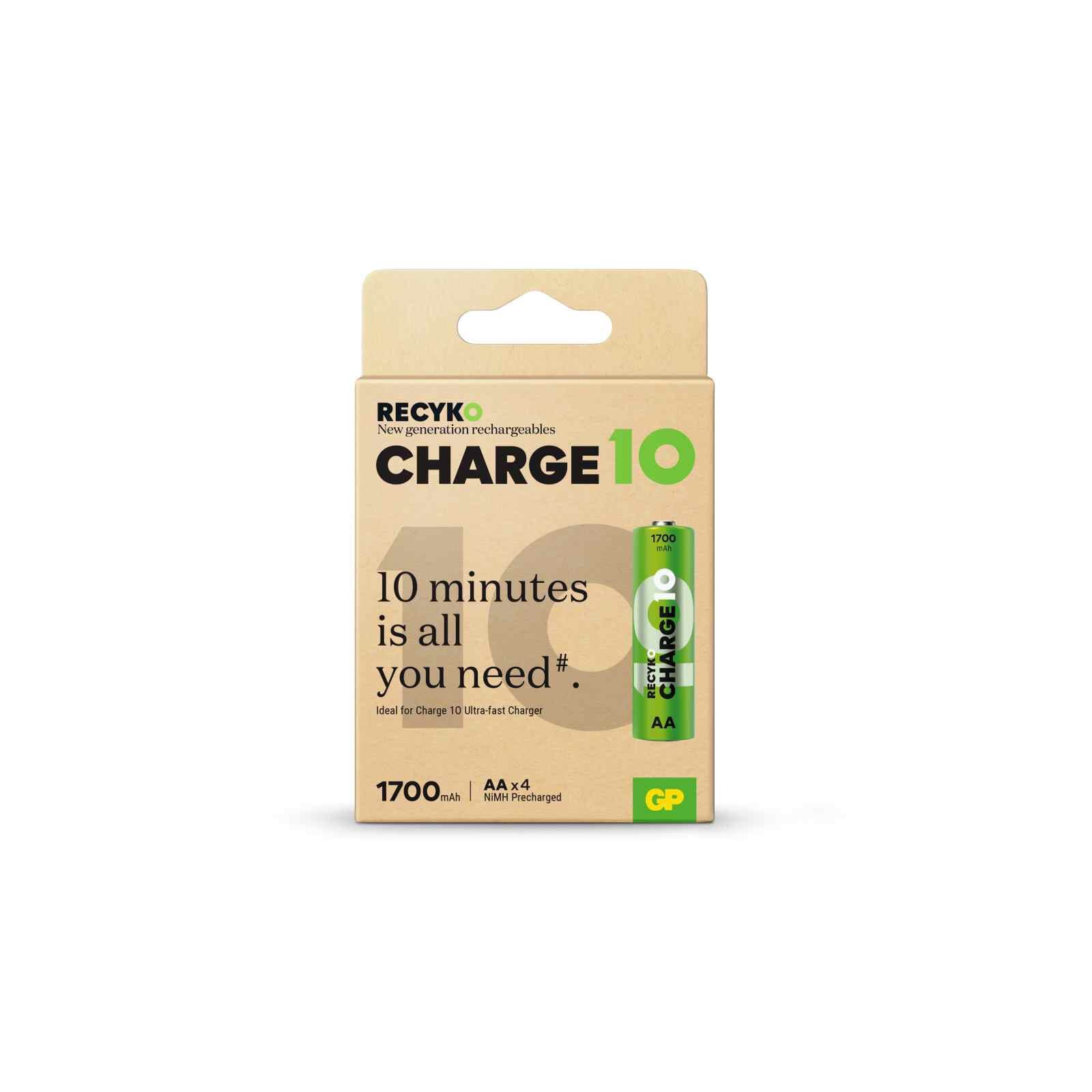 GP Recyko Charge10 4aa 1700mah GPRHC172V001-image 2