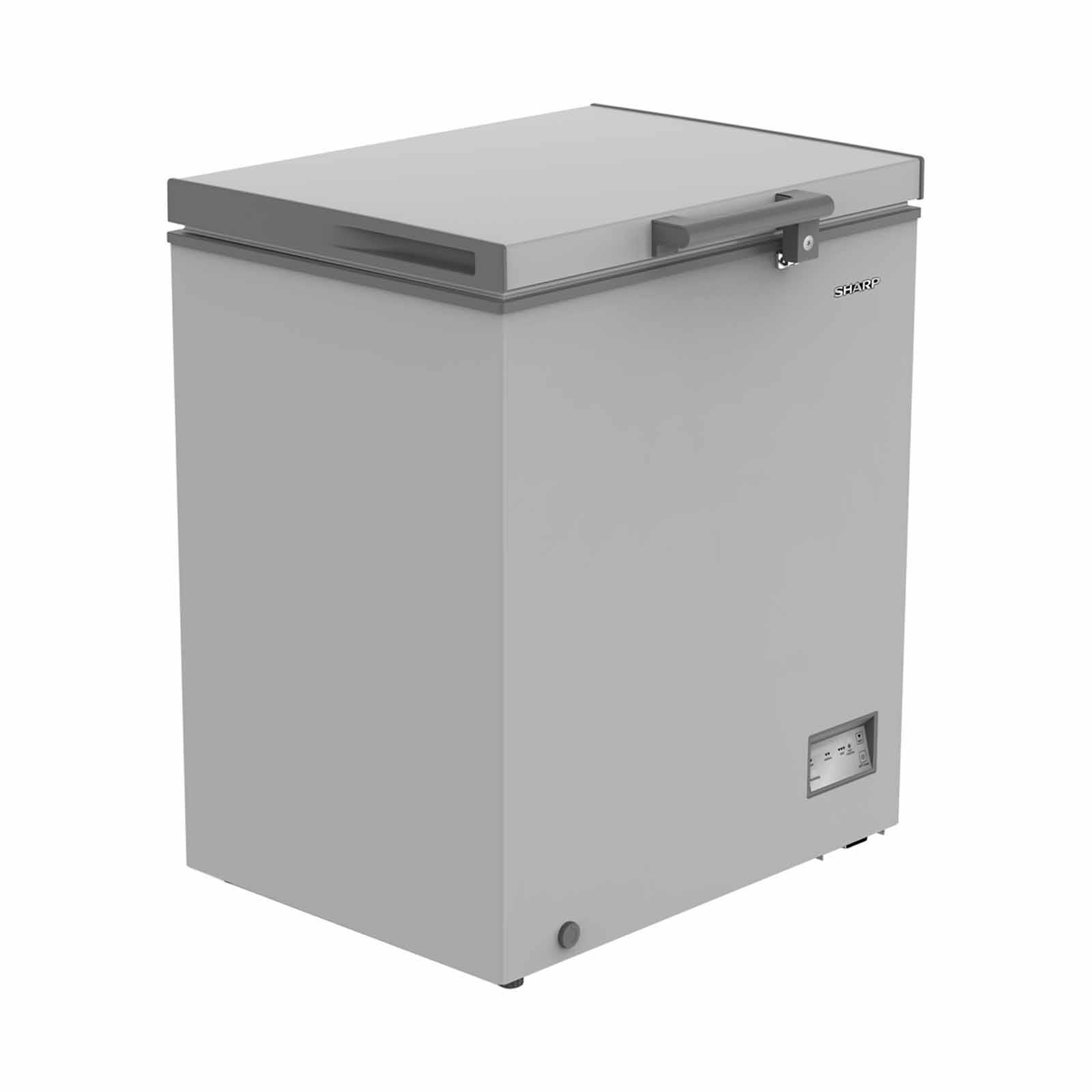 SHARP Chest Freezer (142l) - Grey SJ-C150-G