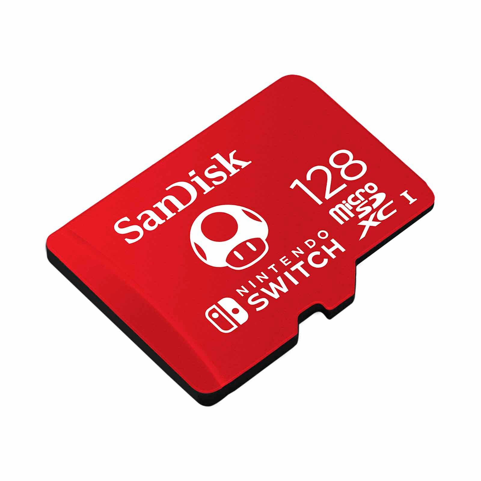 SANDISK Sandisk & Nintendo Cobranded Microsdxc 128gb, U3, C10, Uhs-1, 100mb/s R, 90mb/s W, 3x5, Lifetime Ltd SDSQXAO-128G-GN3ZN-image 2