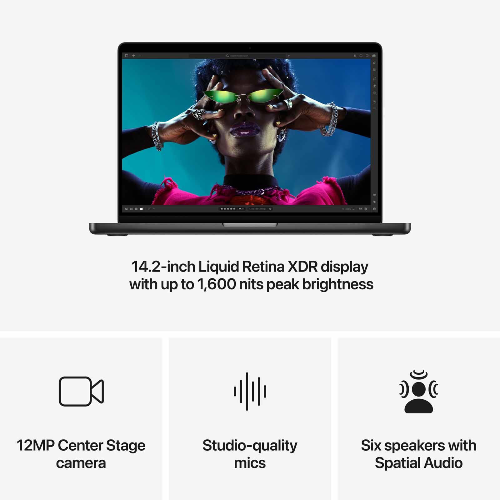 APPLE 14-inch Macbook Pro Apple M4 Pro Chip With 14-core Cpu And 20-core Gpu, 24gb, 1tb Ssd - Space Black MX2J3ZP/A-image 6