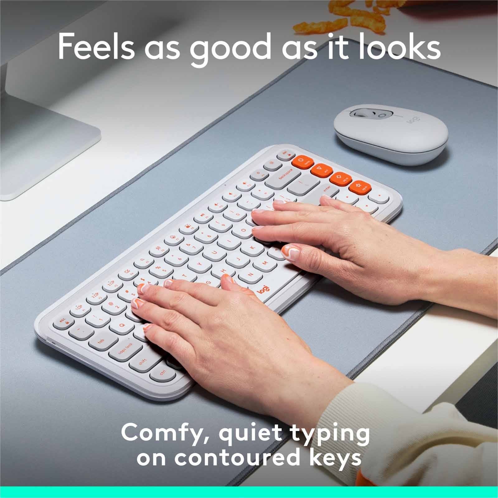 LOGITECH Pop Icon Keys Wl Kb - Off White 920-013084-image 8