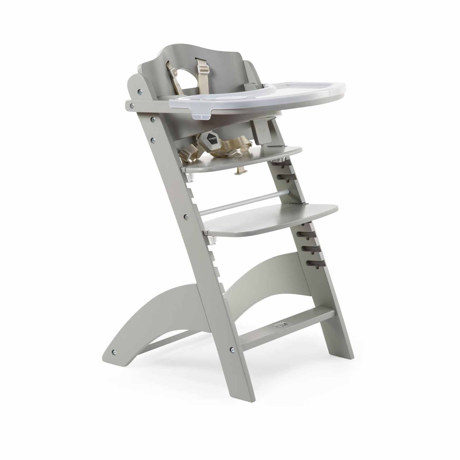 CHILDHOME High Chair + Feeding Tray - Stone Grey (online) LAMBDA 3-image 1