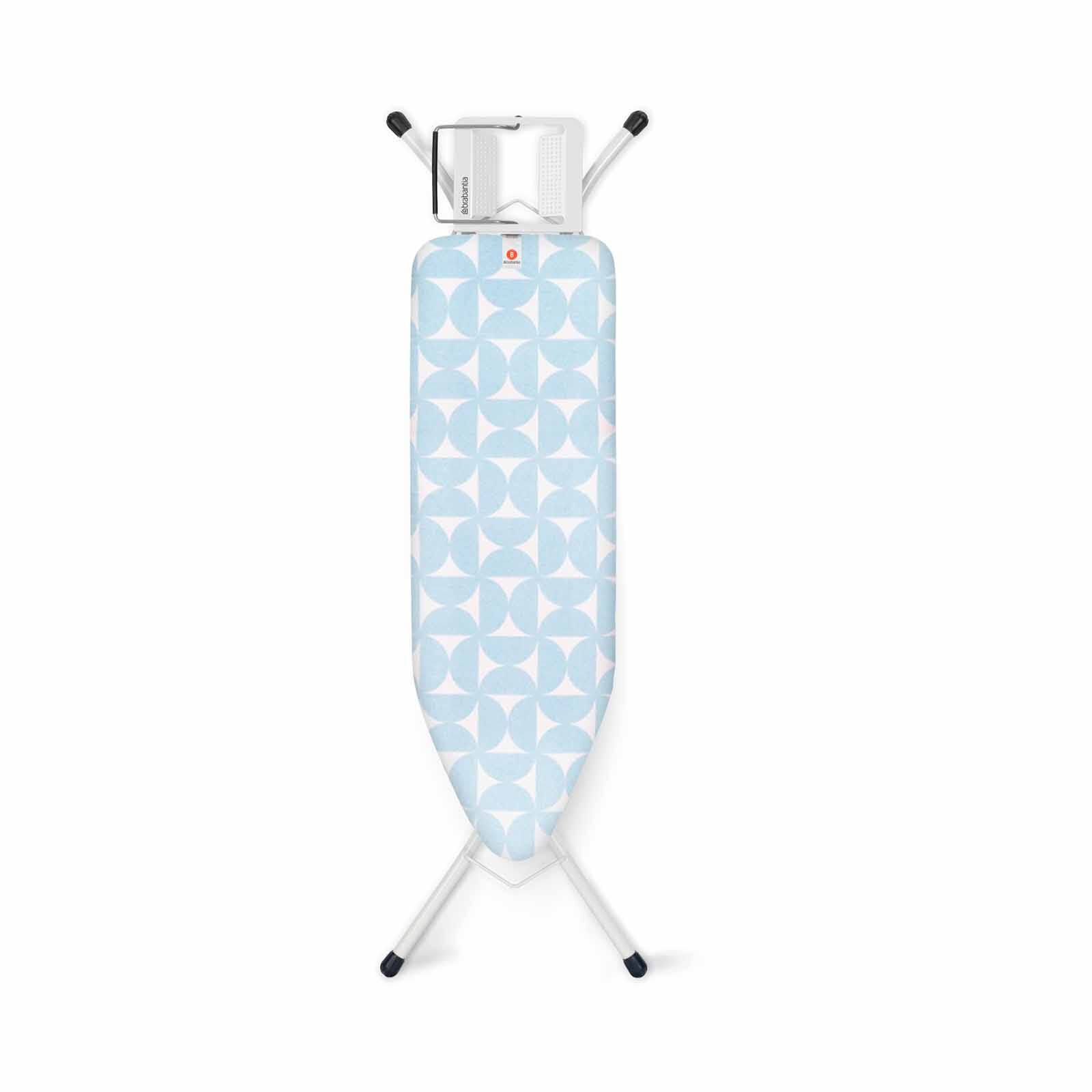 BRABANTIA Ironing Board B, 124x38 Cm, Solid Steam Iron Rest - Fresh Breeze (special Buy) BBT 292088-image 2