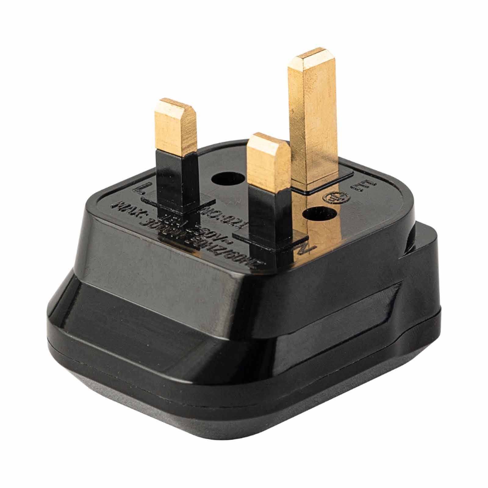 MORRIES Travel Adaptor With Neon Light Black MS-3106N-BK-image 5