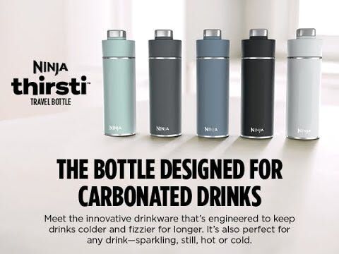 NINJA 700ml Thirsti Travel Bottle - Seafoam Blue DW2401SMBL-image 9