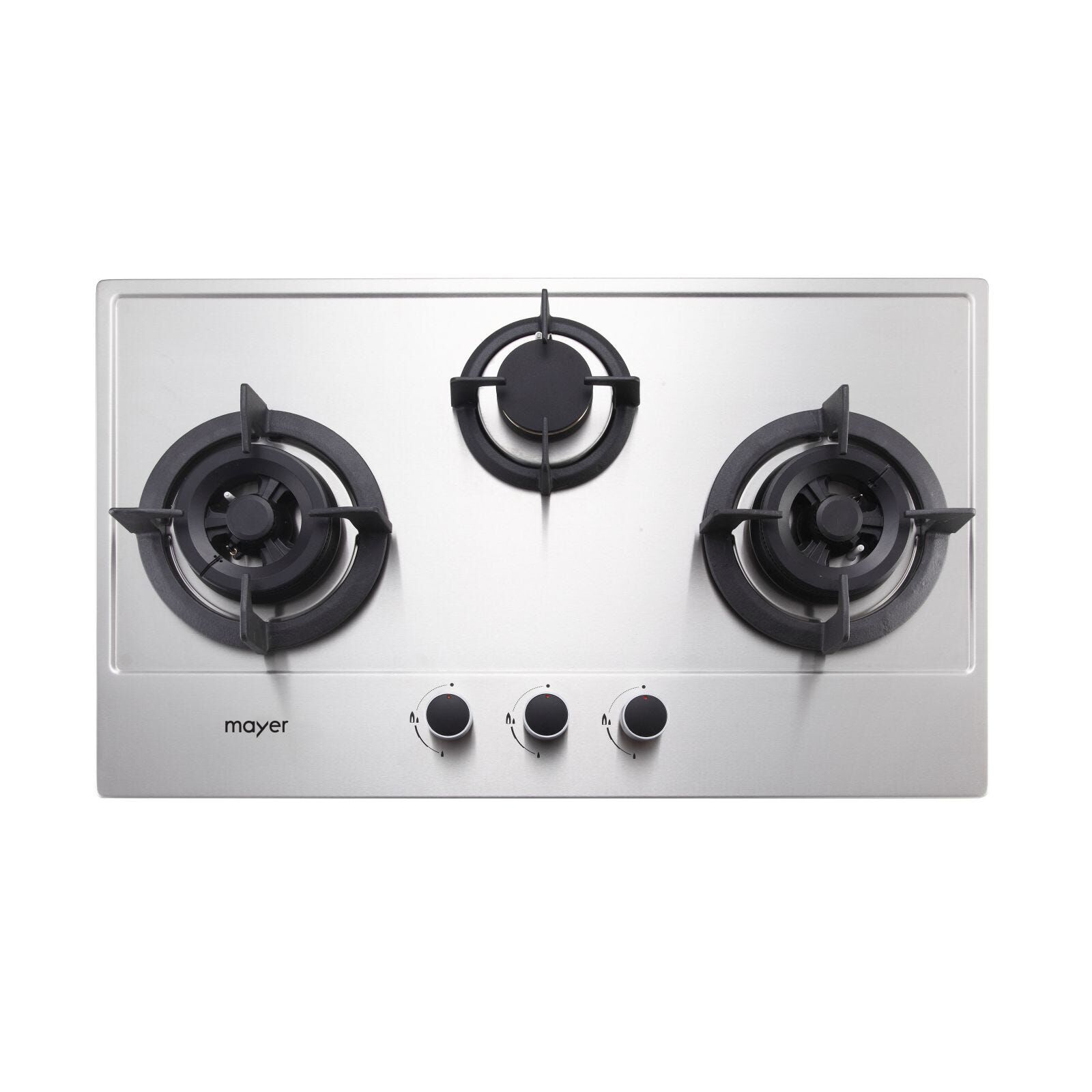 MAYER 3 Burner Gas Hob (76cm) (exclude Installation) MMSS773-image null