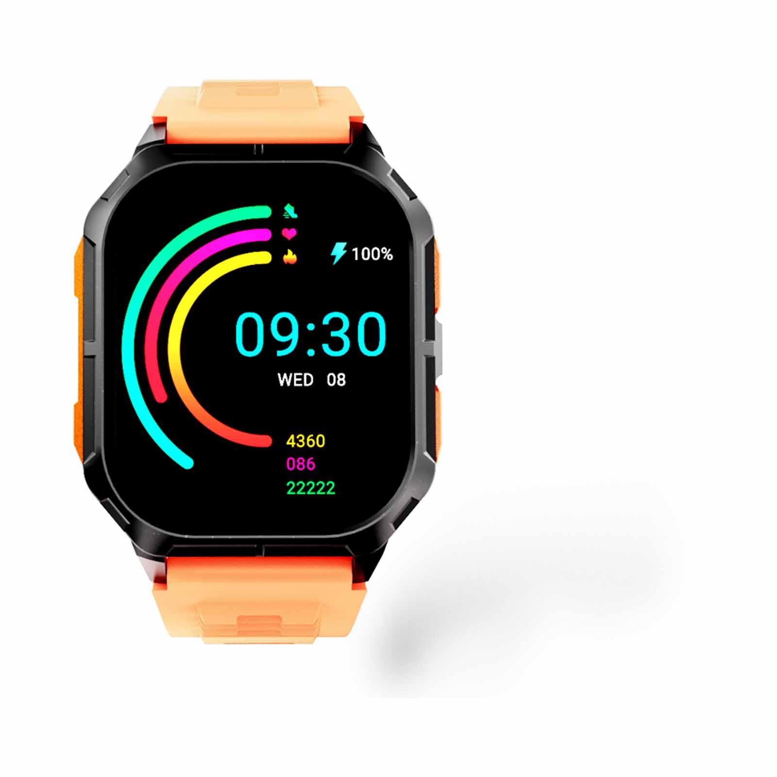 HIFUTURE Ultra3 - Orange Bluetooth Smartwatch With Heart Rate Function HSSW1OG-image 1