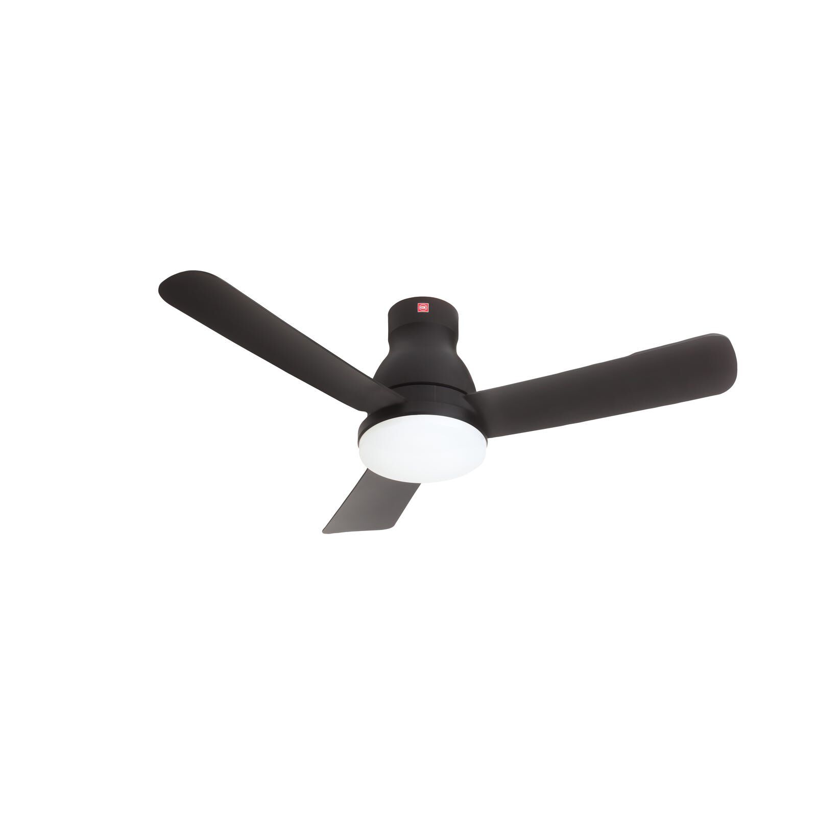 KDK 48 In Dc Ceiling Fan With Led Light (black) U48FP(BK)