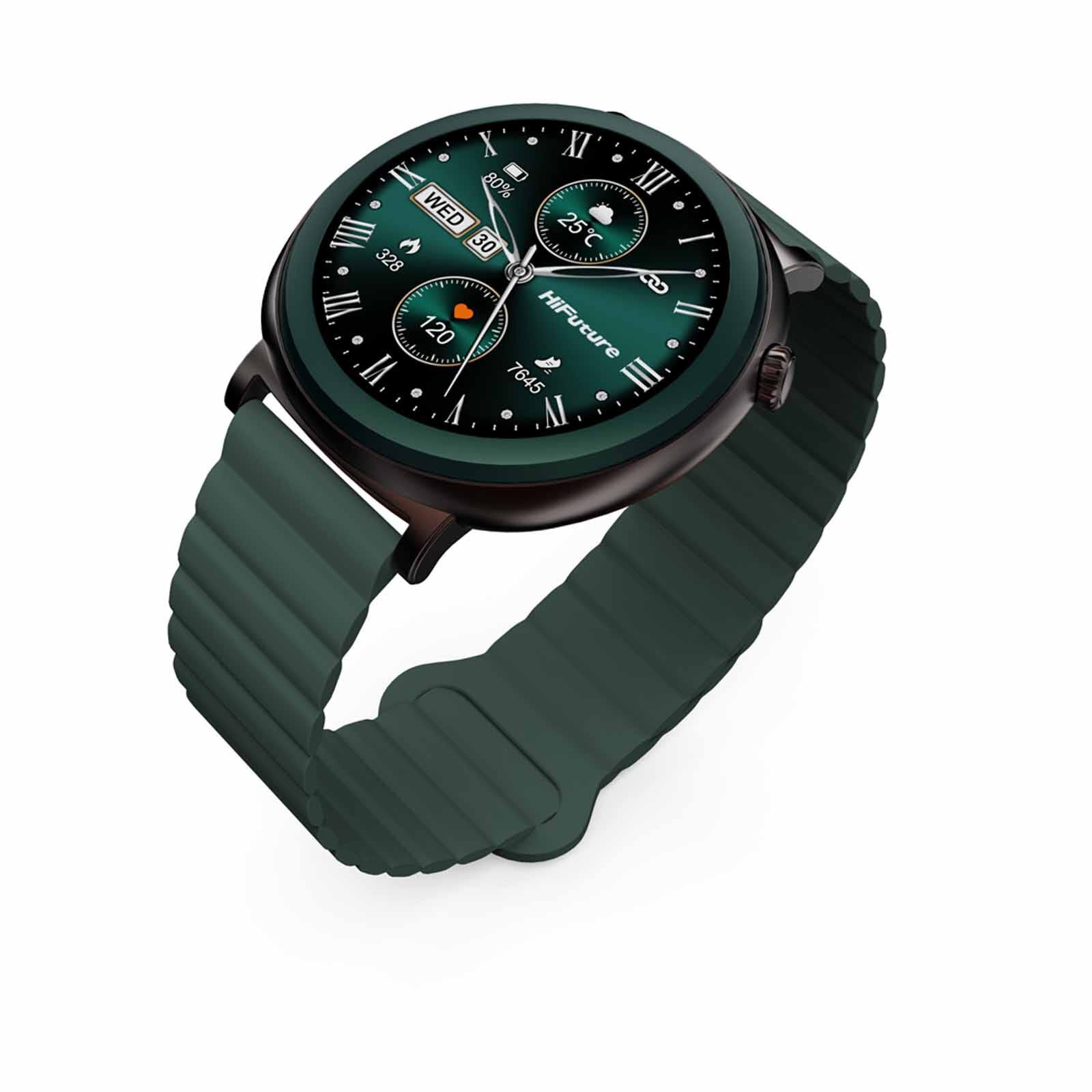 HIFUTURE Aurora - Dark Green Bluetooth Smartwatch With Heart Rate Function HSSW11DG-image 5
