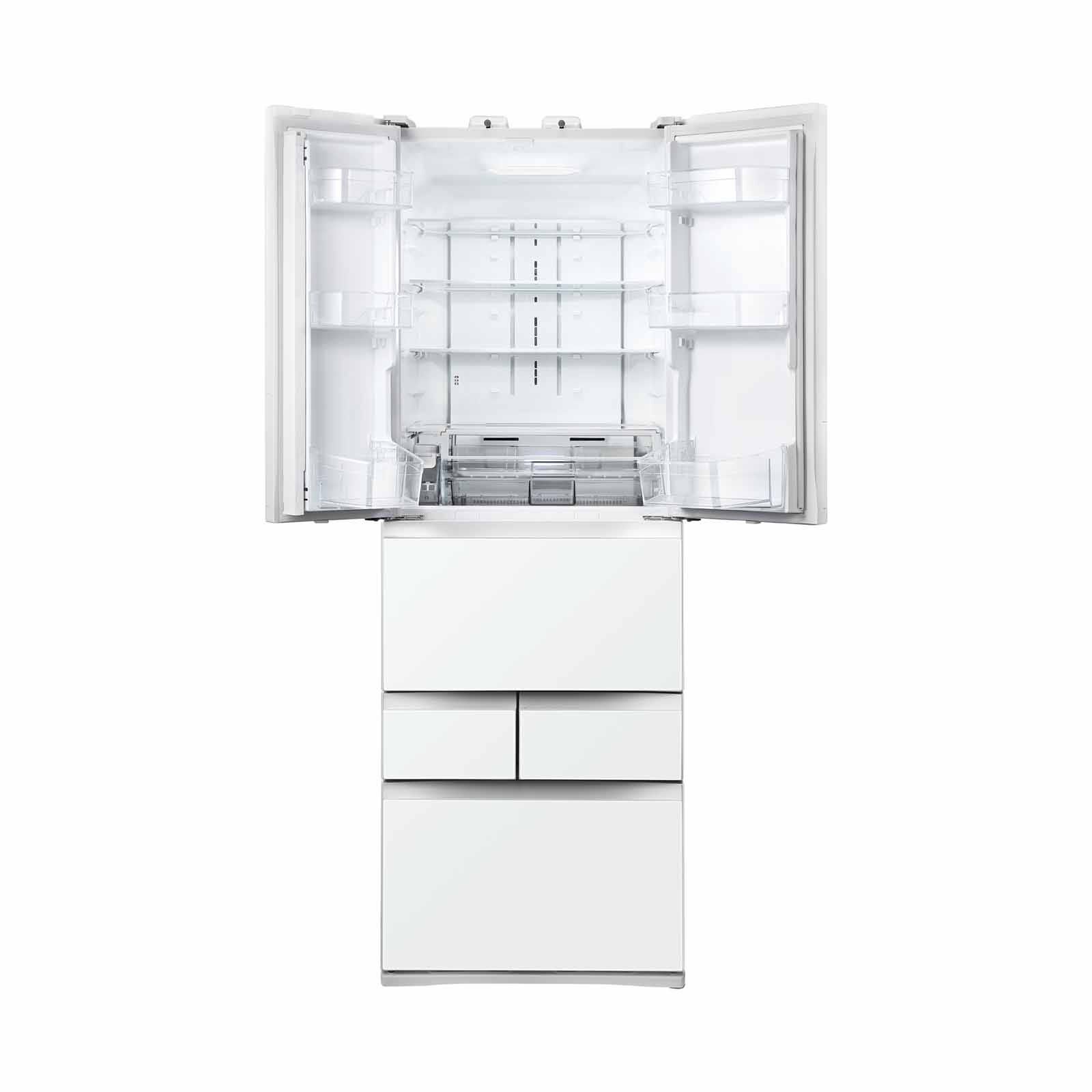 TOSHIBA Multidoor Fridge (451l) - Fuji White Glass GR-RM593WE-PGX(B3)-image 2