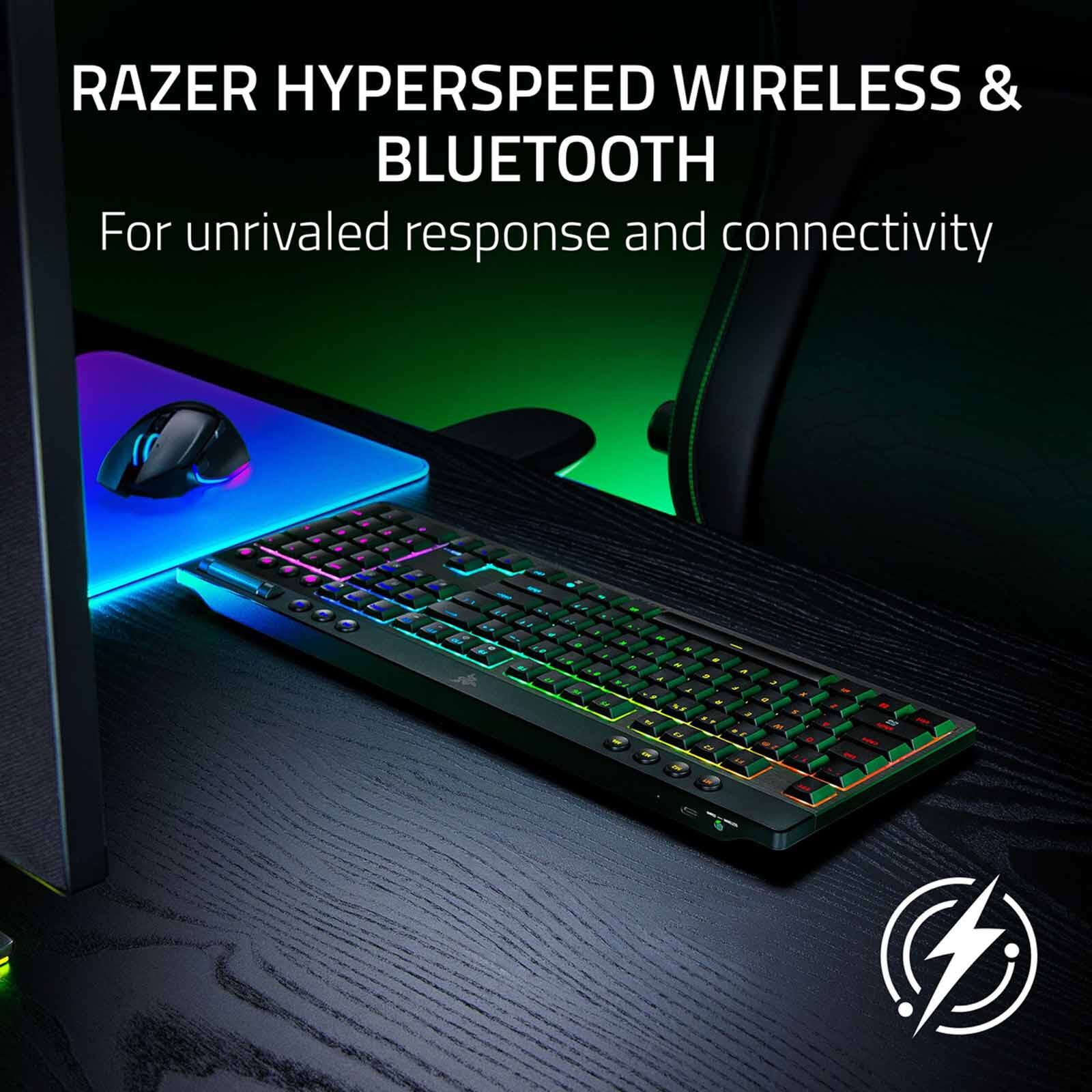 RAZER Blackwidow V4 Low-profile Hyperspeed (yellow Linear Switch) - Us Layout - Frml RZ03-05271500-R3M1-image 9