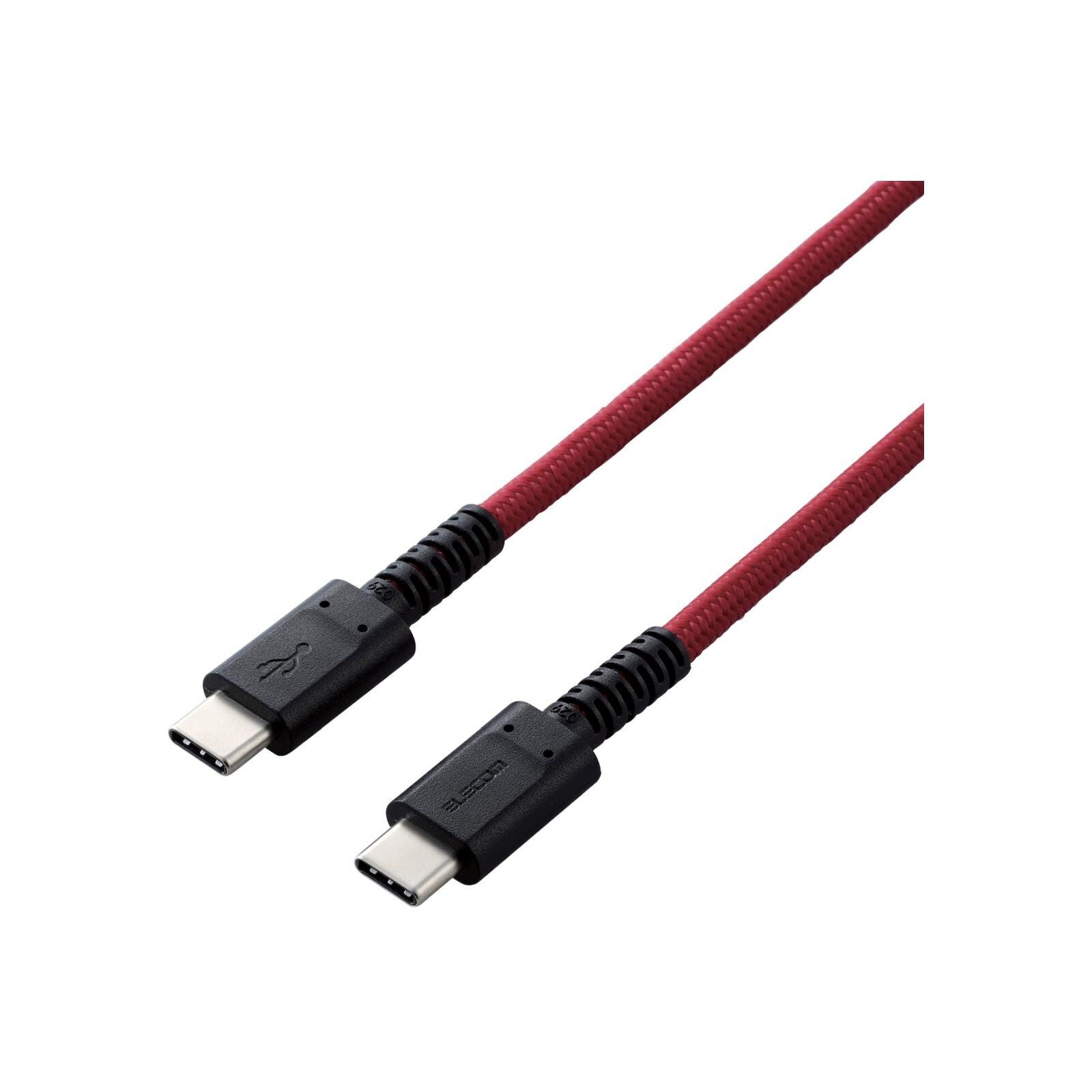 ELECOM Type C To C Cable 1.2m Pd Certified/red MPA-CCS12PNRD-image 2
