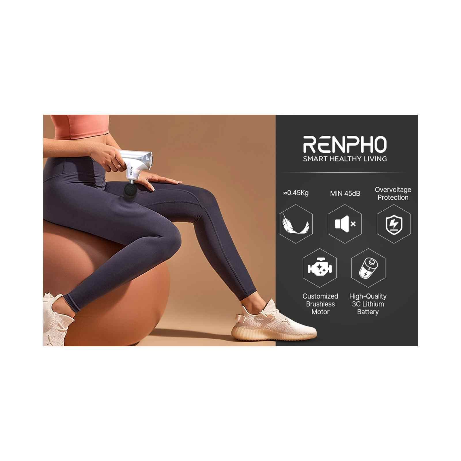 RENPHO Mini Massage Gun - White GM173 - WH-image 8