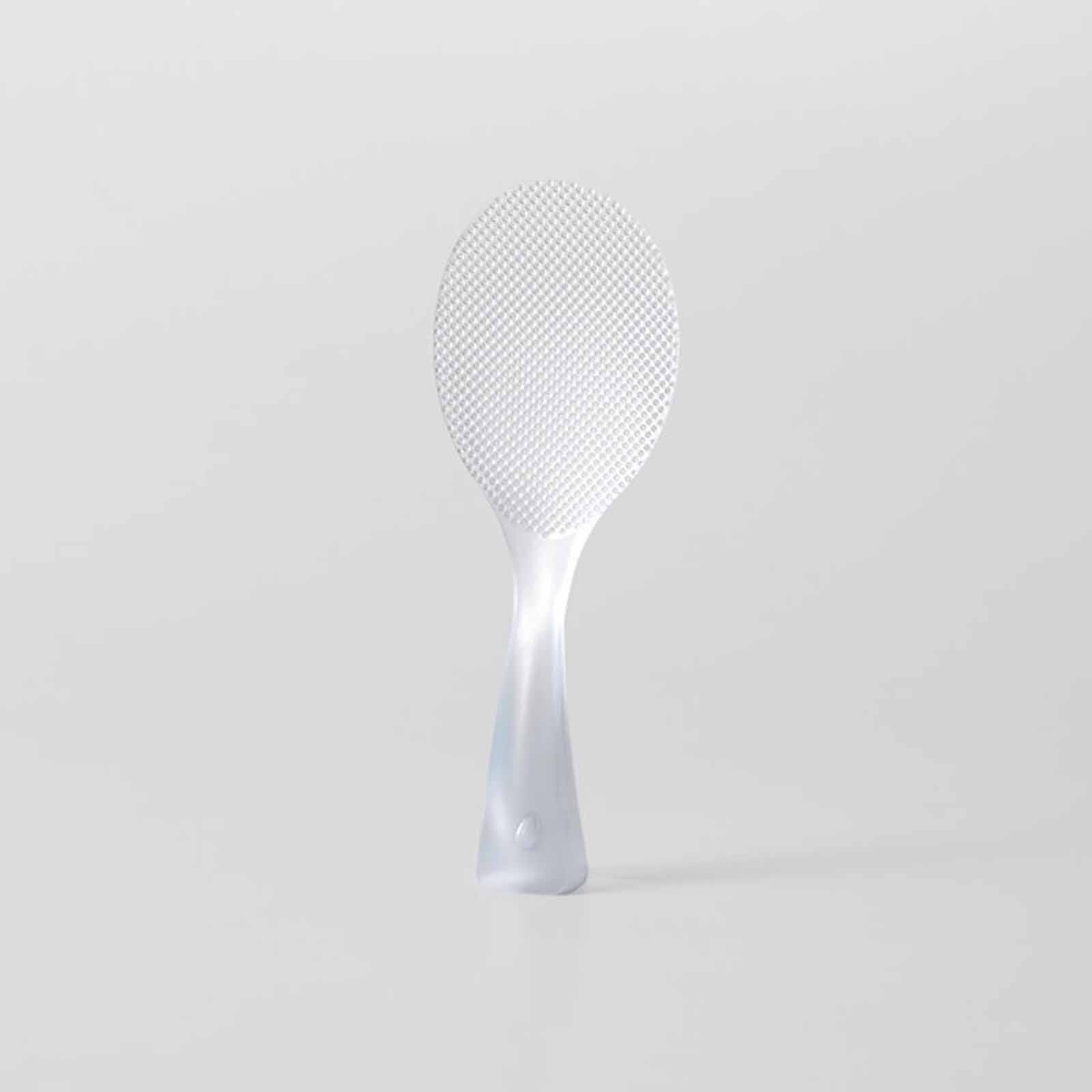 MARNA Tpx Standing Rice Scoop (200x77x36mm) - Clear K555-CL-image 2