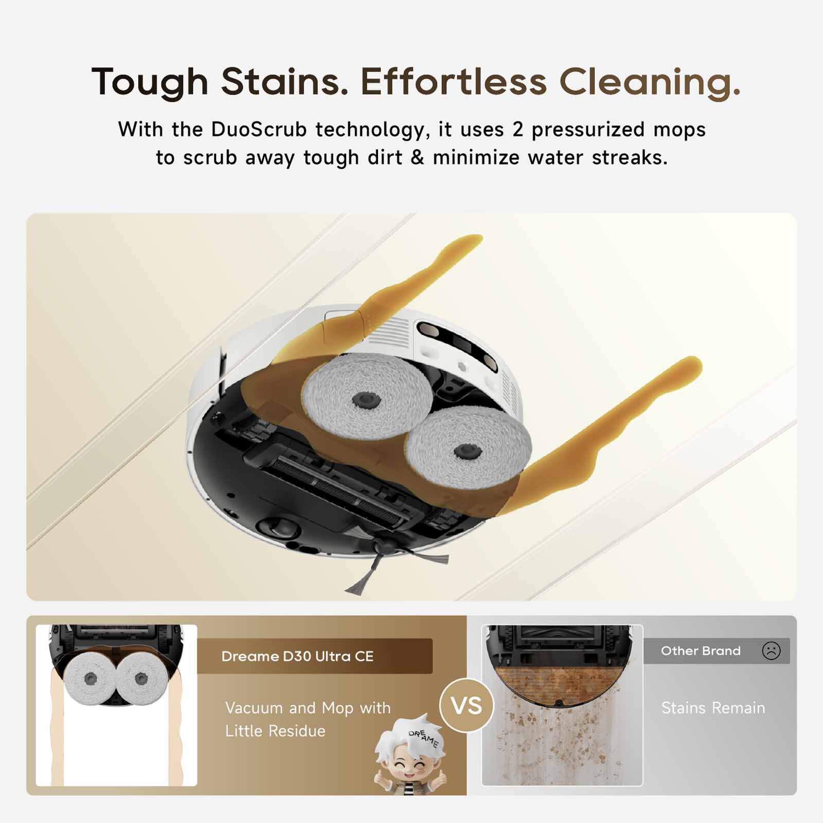 DREAME D30 Ultra Ce Ultra Robot Vacuum And Mop DM-D30UCE-GL-image 5