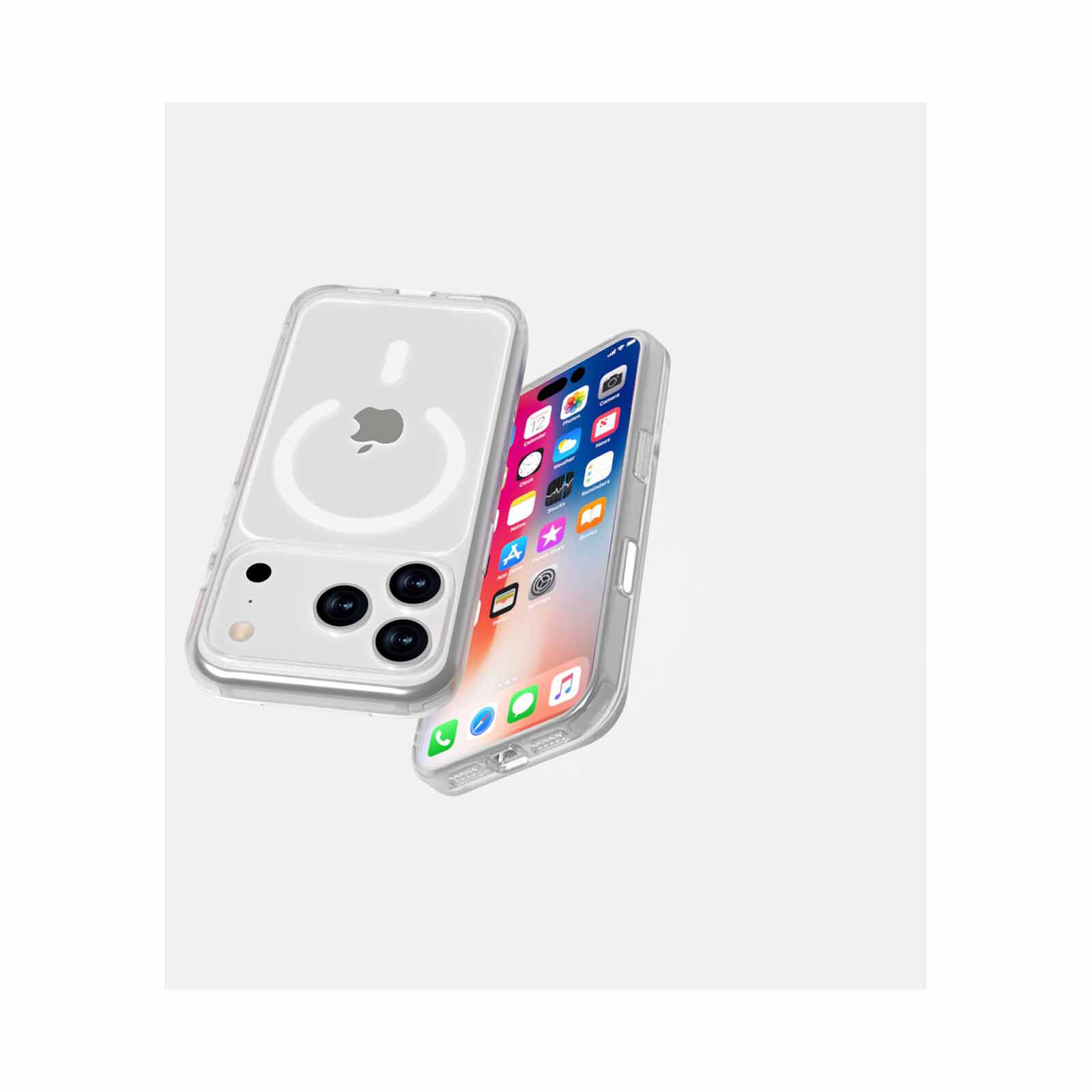 N.BRANDZ Magclair Magnetic Protective Case W Camerabutton Ip18p/17p N-MAGCLAIR2-IP18P-image 3