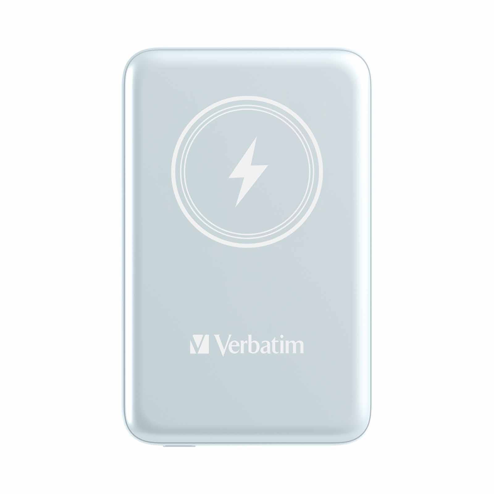 VERBATIM Power Pack Mcp-10bk 10000 Mah Pd 20w Mwc 15w - Blue VM32247-image 1