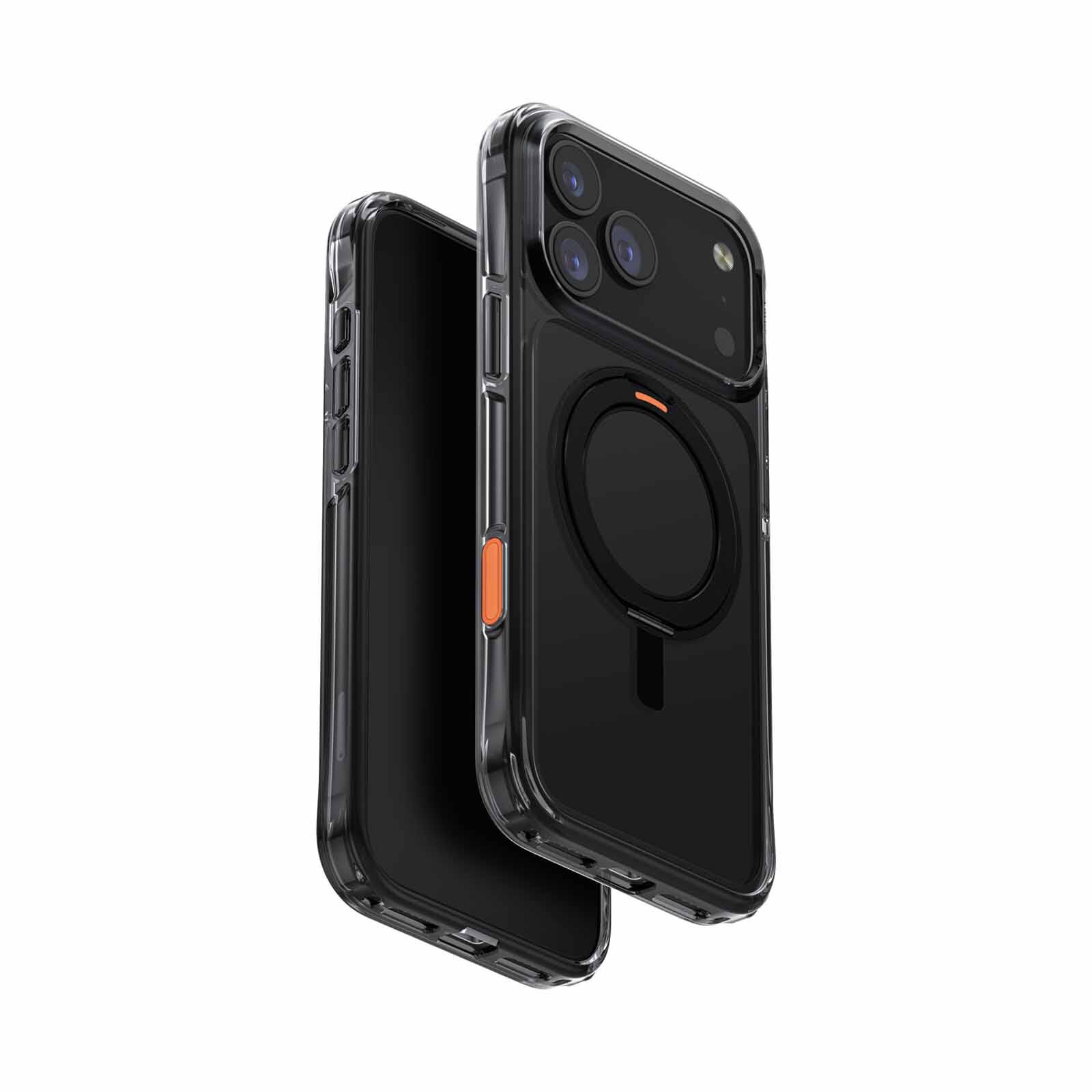 UNIQ Hybrid Iphone 17 Pro Max (2025) 6.9 Swivix With 360 Rotating Kickstand - Carbon Black UNIQ-IP6.9P(2025)-SWVCBLK-image null