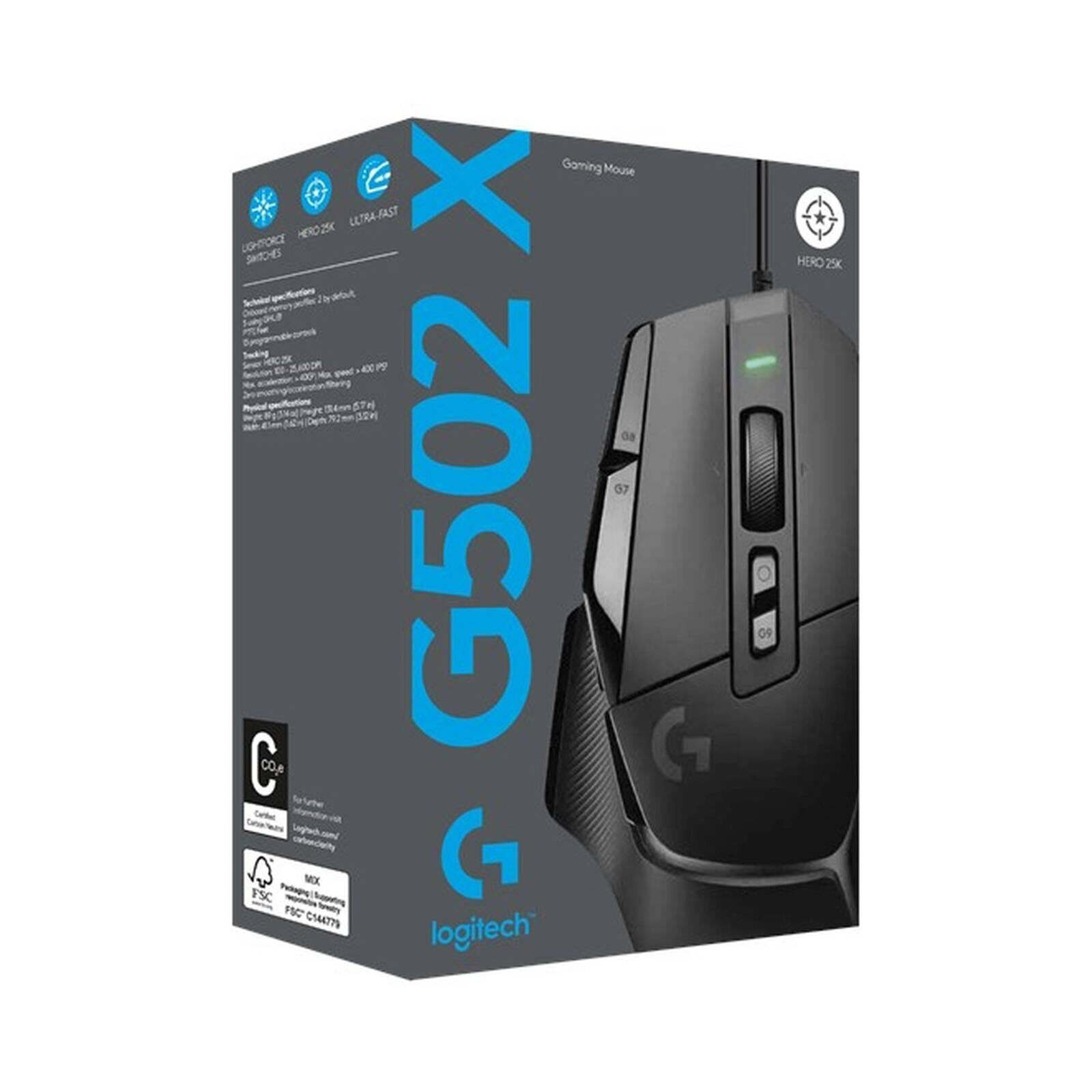 LOGITECH G502 X Wired Gaming Mouse Black 910-006140-image 13