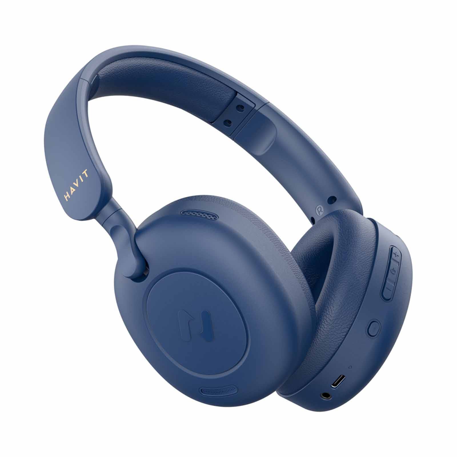 HAVIT Hybrid Anc Wireless Headphone Hd Audio HVBT-H655BT-BU-image 4