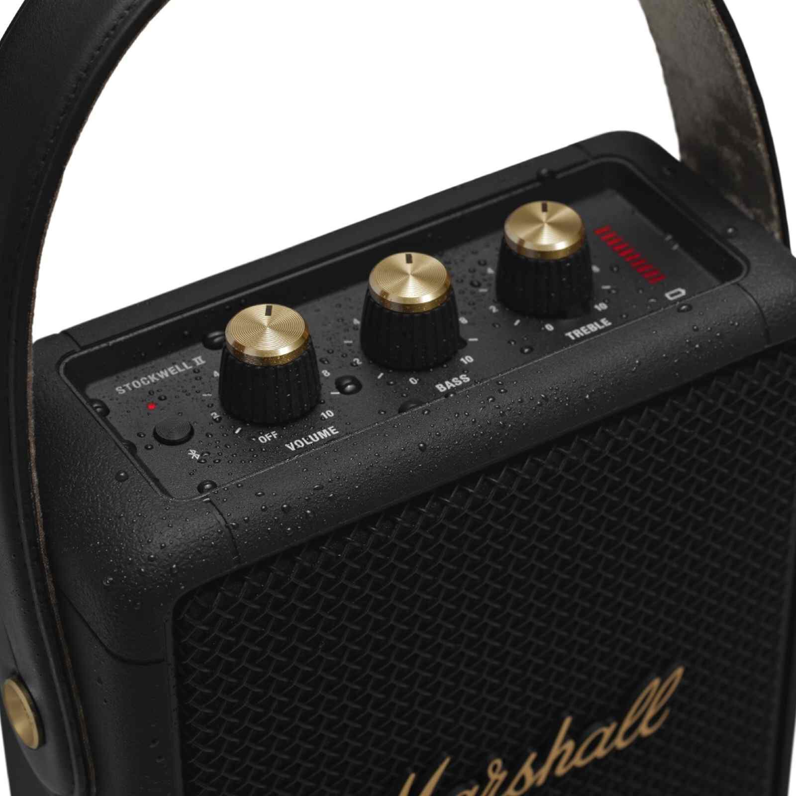 MARSHALL Bluetooth Speaker STOCKWELL II (BLACK AND BRASS)-image 3
