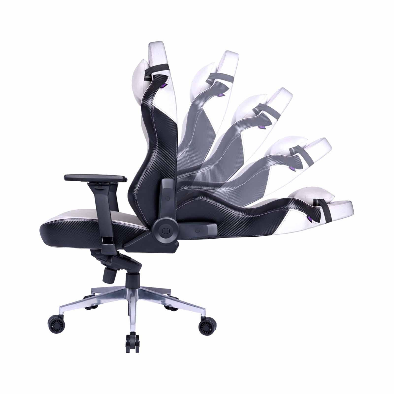 COOLERMAST Caliber X1c Gaming Chair With Cool In Tech CMI-GCX1C-GY-image 4