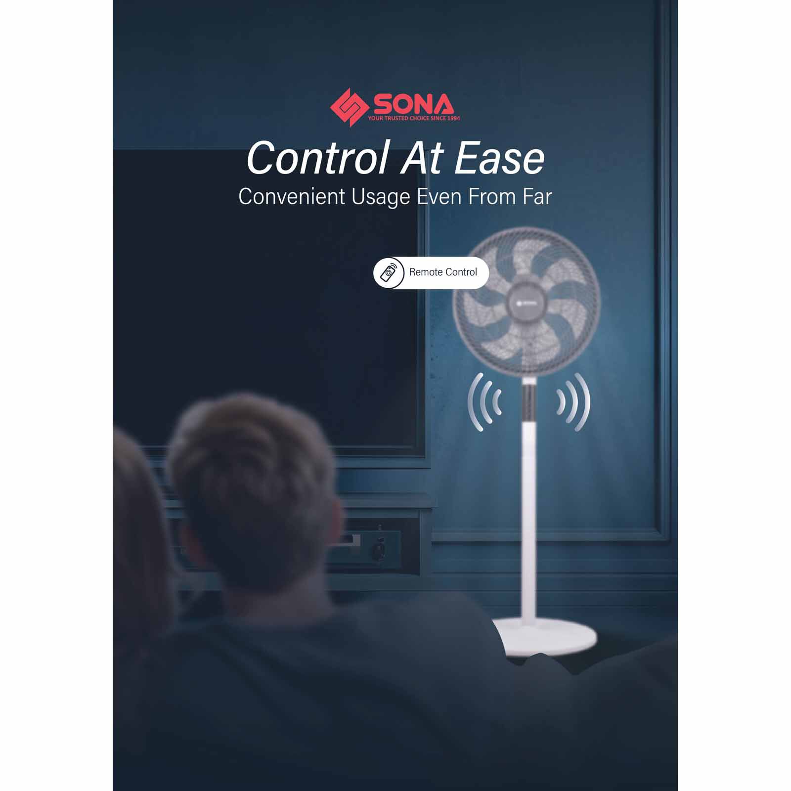 SONA 14 In Dc Stand Fan (2 In 1) With Remote Control SFS9014DC-image 10