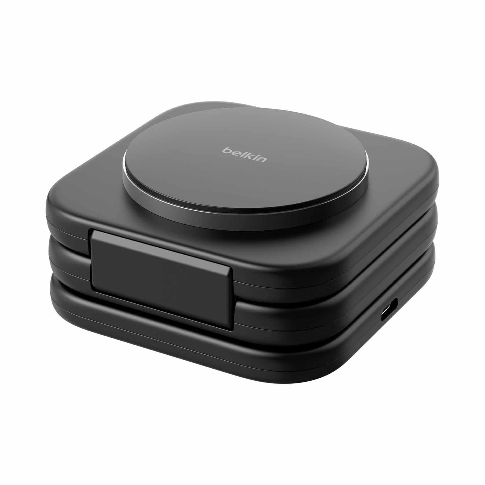 BELKIN Qi2 3-in-1 Travel Pad WIZ024MYBK-image 2