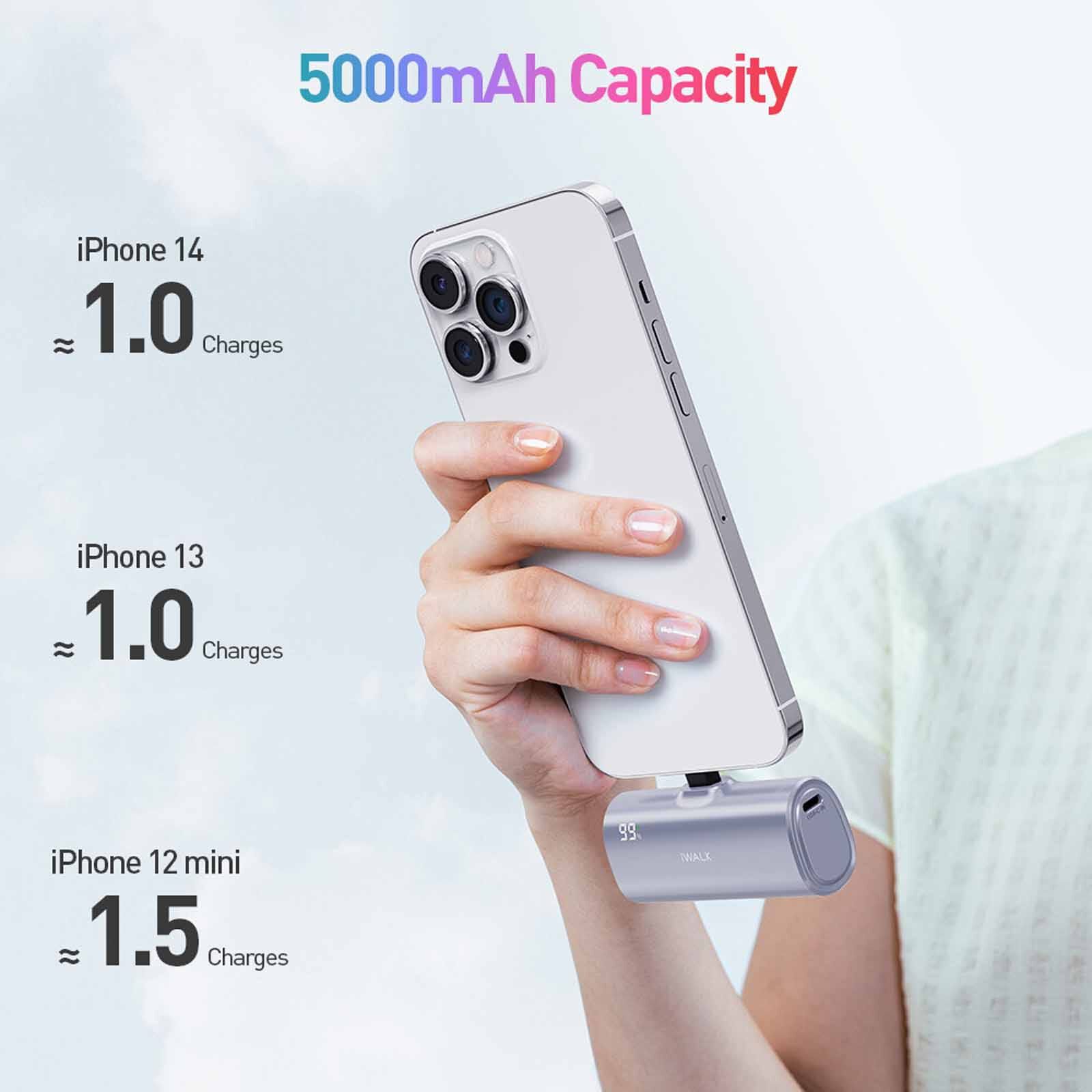 IWALK Linkpod X 5000mah 20w Fast Charge Silver (made For Iphone) LPX001-011A-MFI-image 6