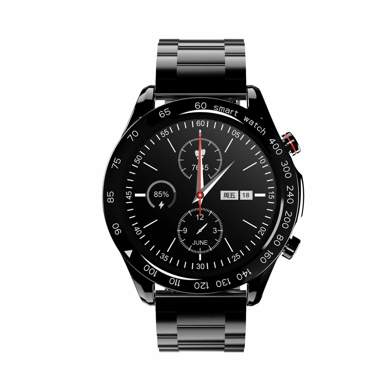 HIFUTURE Futurego Pro - Black Bluetooth Smartwatch With Heart Rate Function HSFGPBK-image 1