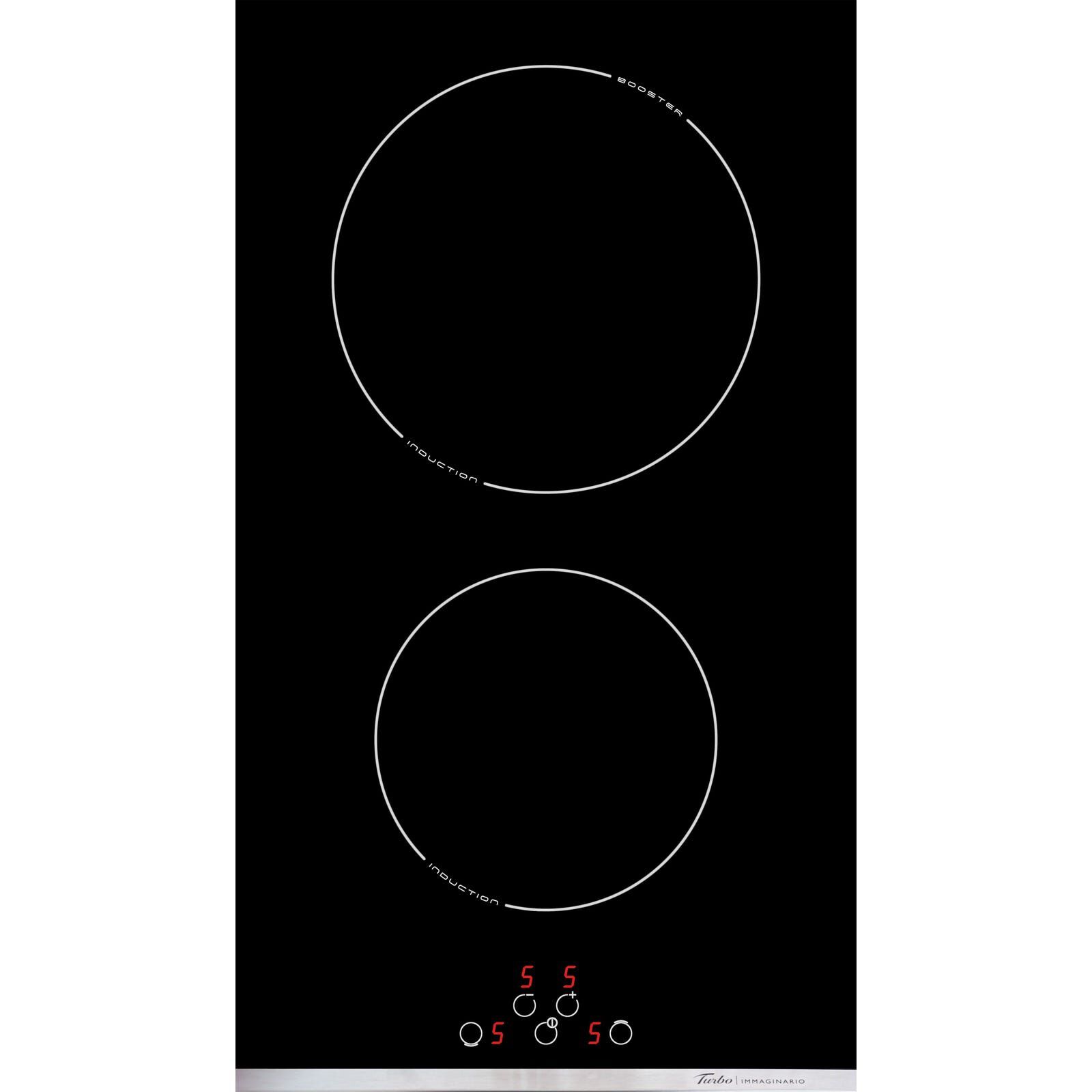 TURBO Induction 2 Zones Glass Hob 30cm) (exclude Installation) TI29LCSS