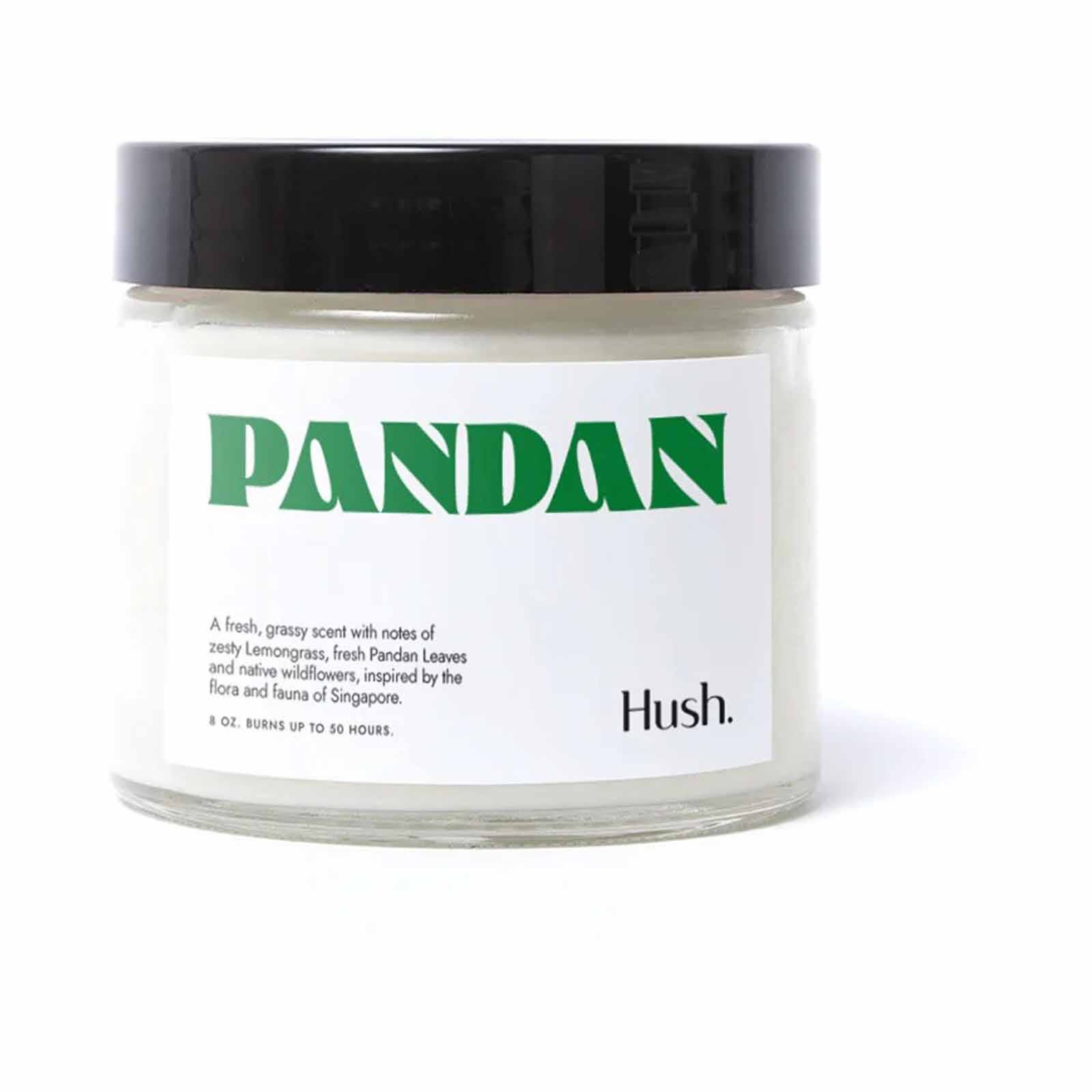 HUSH CANDL Candle - 8oz PANDAN