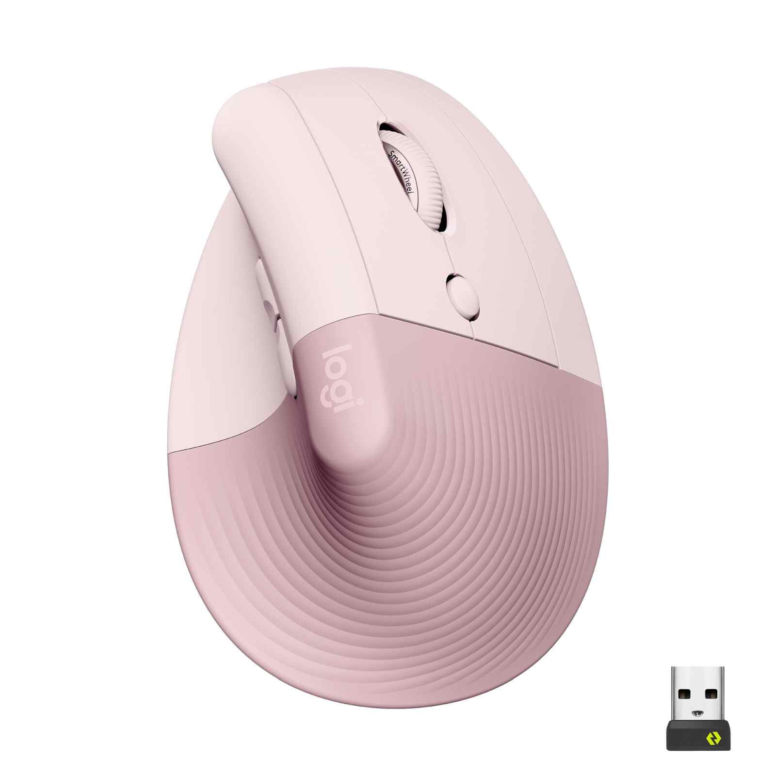 LOGITECH Logi Lift Vertical Ergonomic Mouse - Rose (1y) 910-006481-image 1
