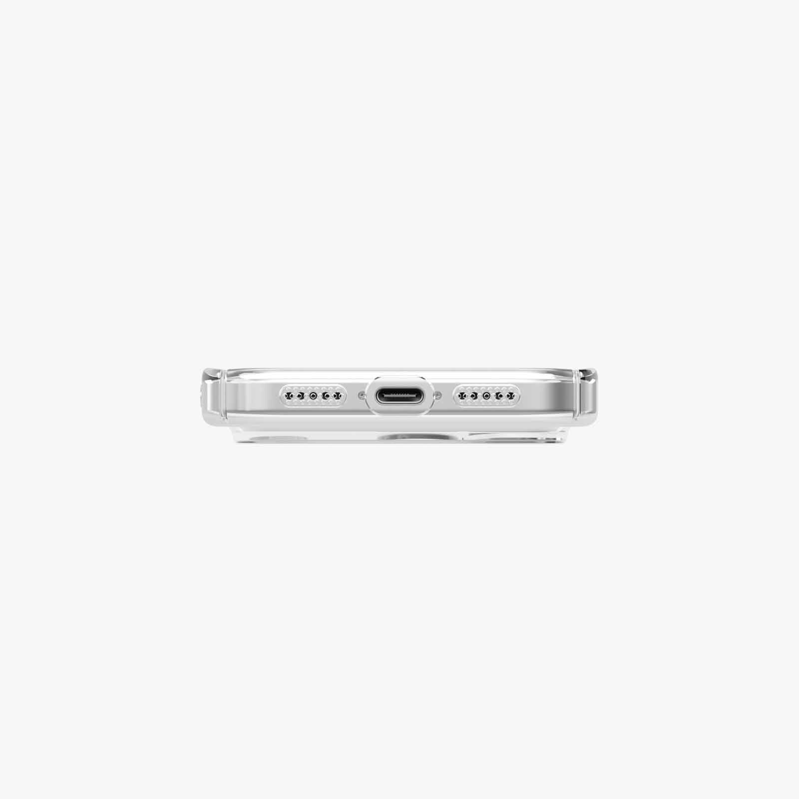 UNIQ Iphone 17 Pro (2025) 6.3 Magclick Charging Airsuit - Glossy Clear/white UNIQ-IP6.3P(2025)-ASMGCLRW-image 3